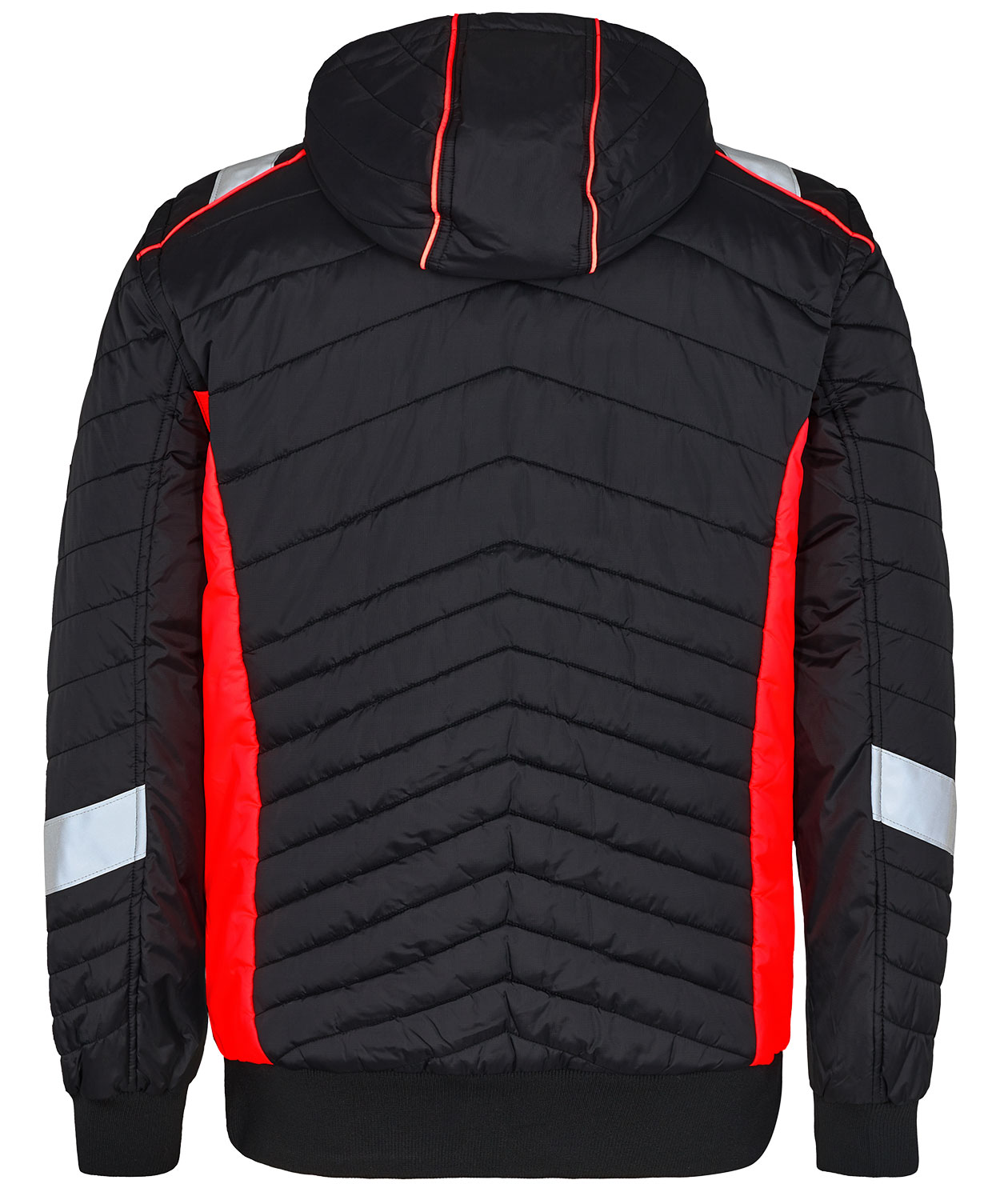 Engel 2-i-1 Cargo jakke, Sort/R&oslash;d, large image number 2