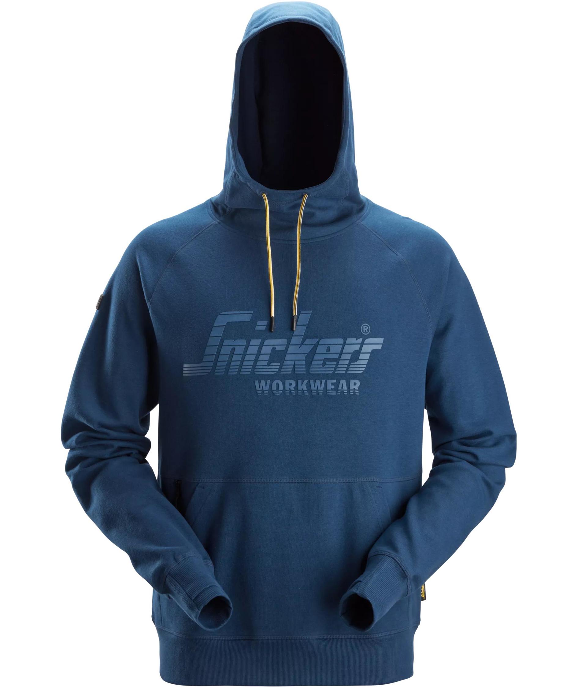 Snickers logo hettegenser 2894, Deep Blue, Deep Blue, swatch