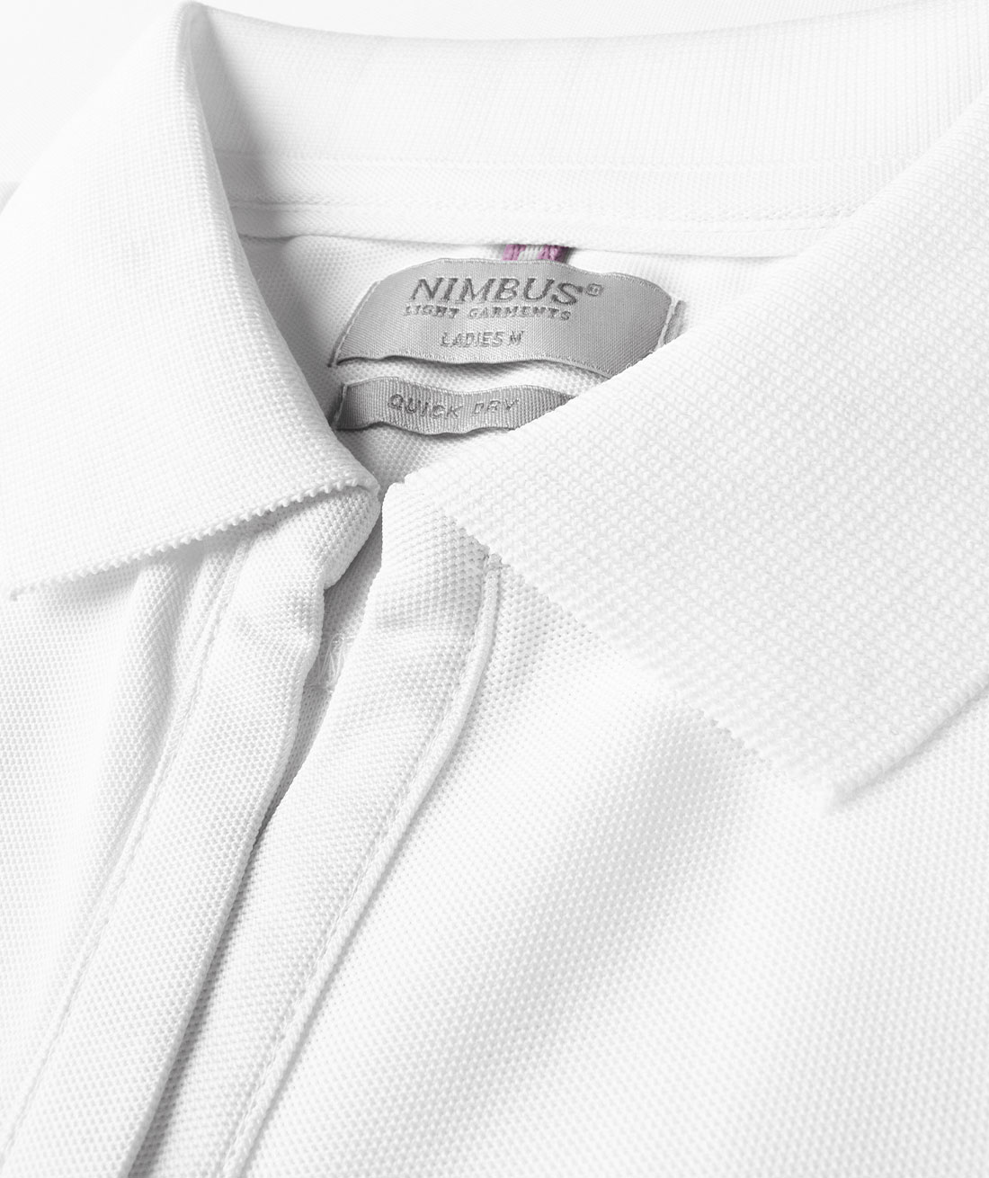 Nimbus Clearwater Damen Poloshirt, Wei&szlig;, large image number 3