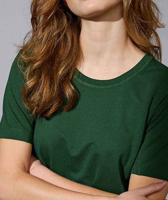 ID Damen T-Shirt lyocell, Flaschengr&uuml;n, large image number 5