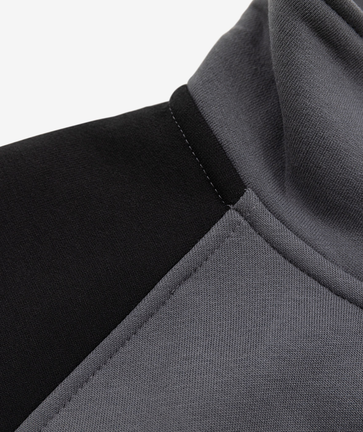 Fristads half zip sweatshirt 7048 GSM, Grey/Black, large image number 4