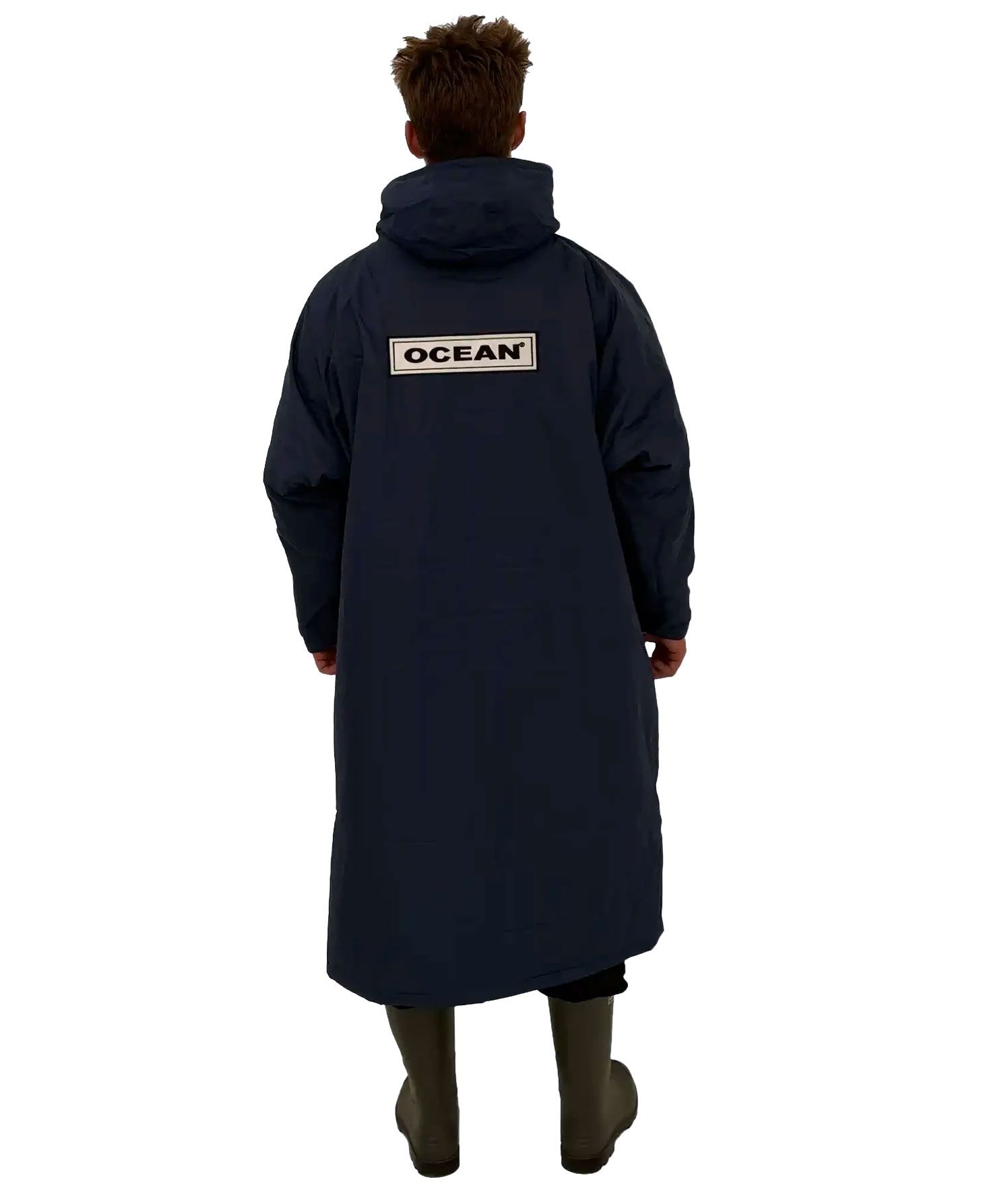 Ocean Aqua Shield poncho med dragkedja, Navy