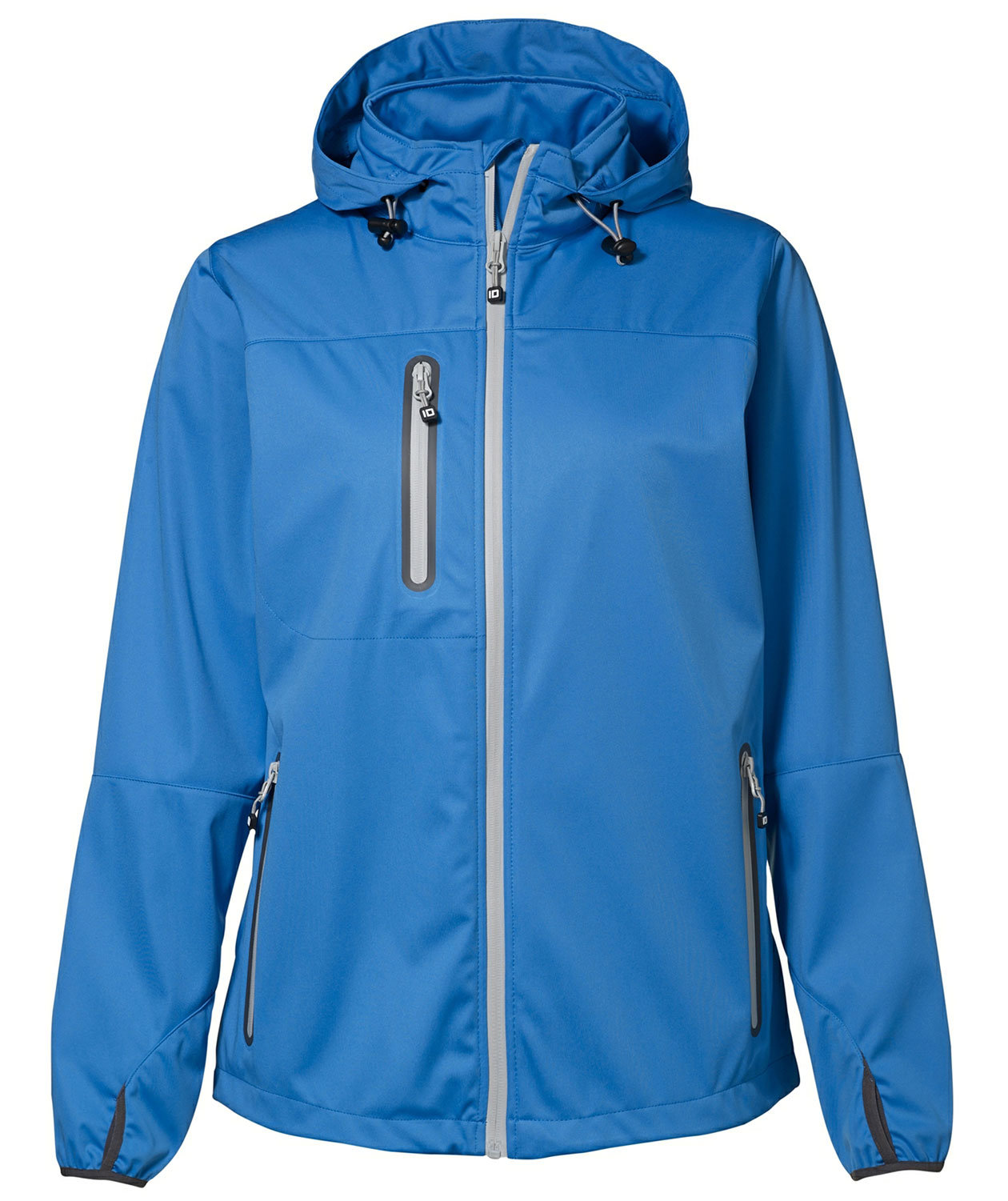 ID dame letv&aelig;gtssoftshelljakke, Turkis, large image number 0