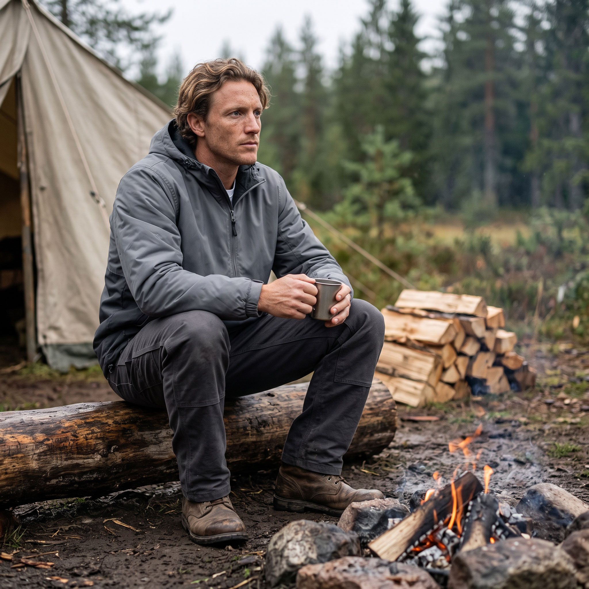 Carhartt Lightweight Anorak, Steel/Gravel