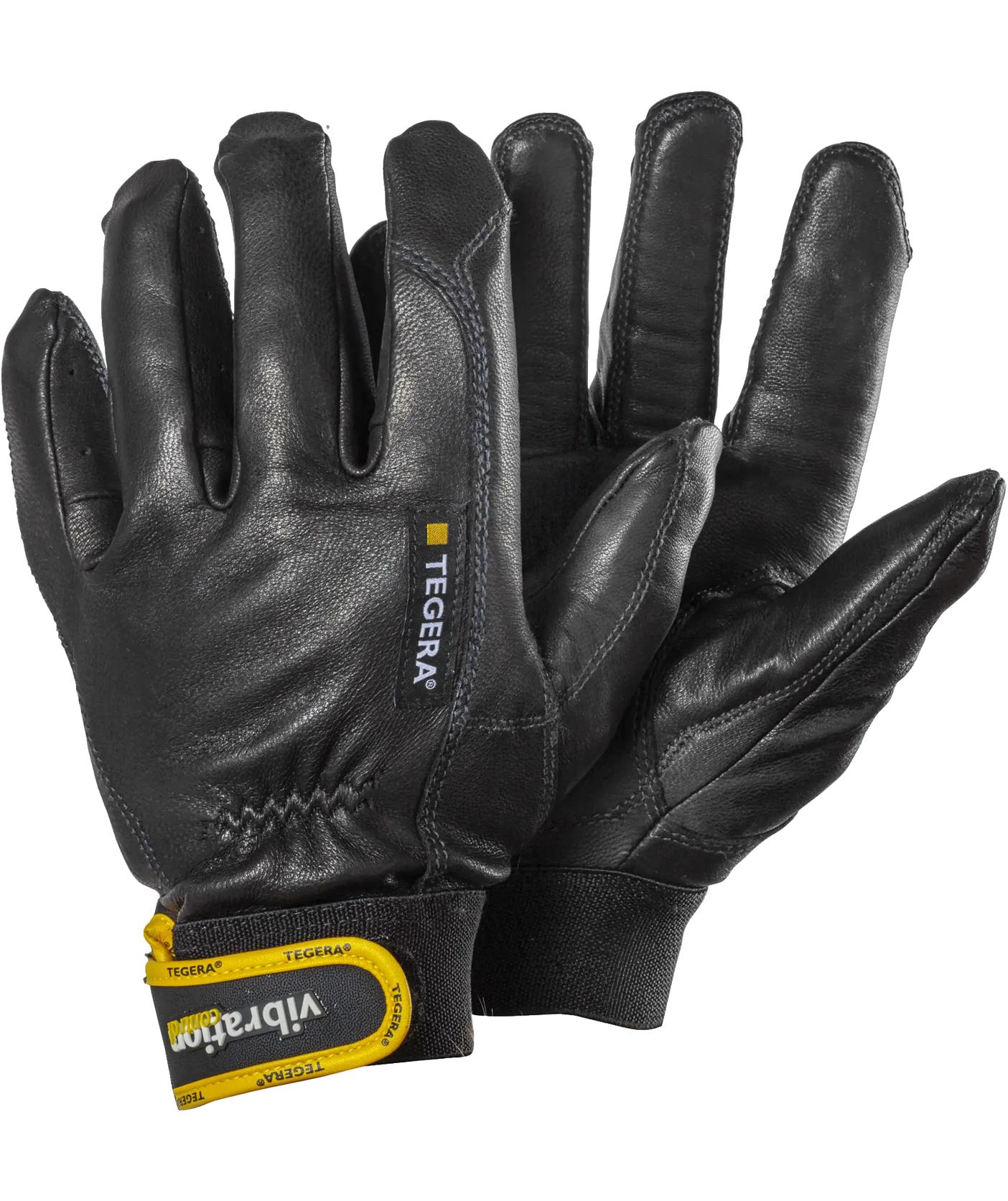 Tegera 9181A Pro vibrationsd&auml;mpande handskar, Svart