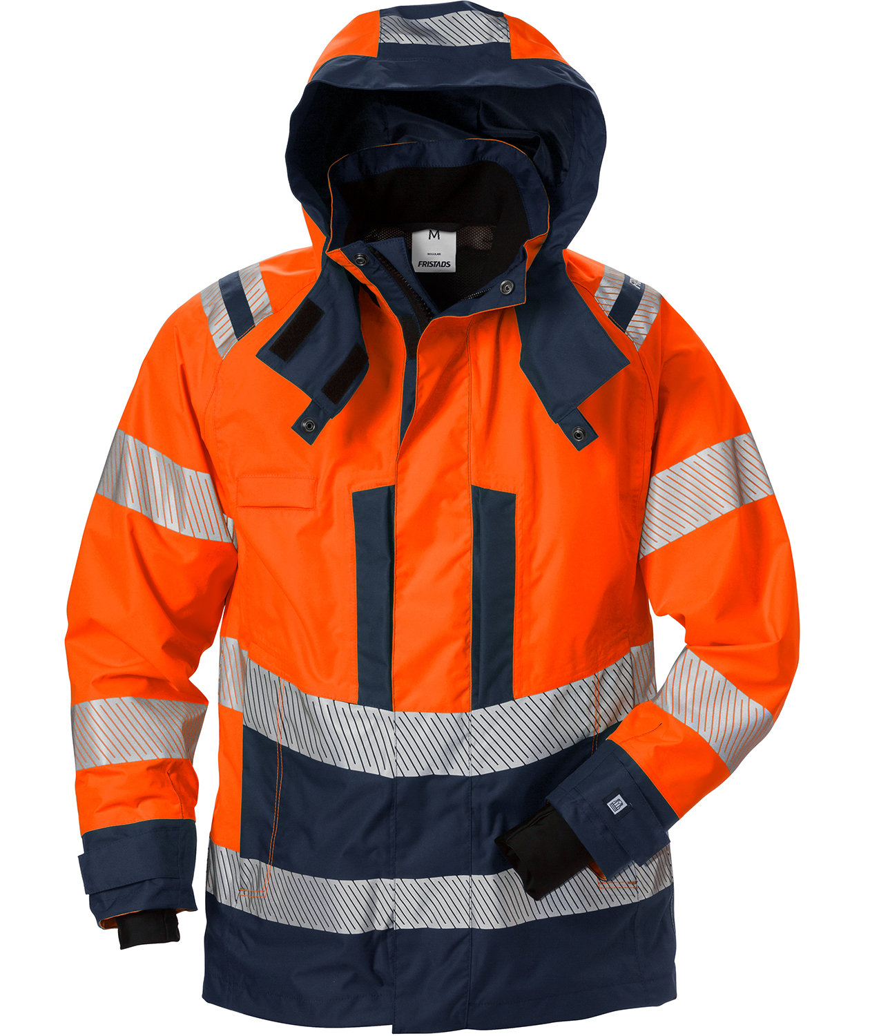 Hi-vis Oransje/Marinebl&aring;