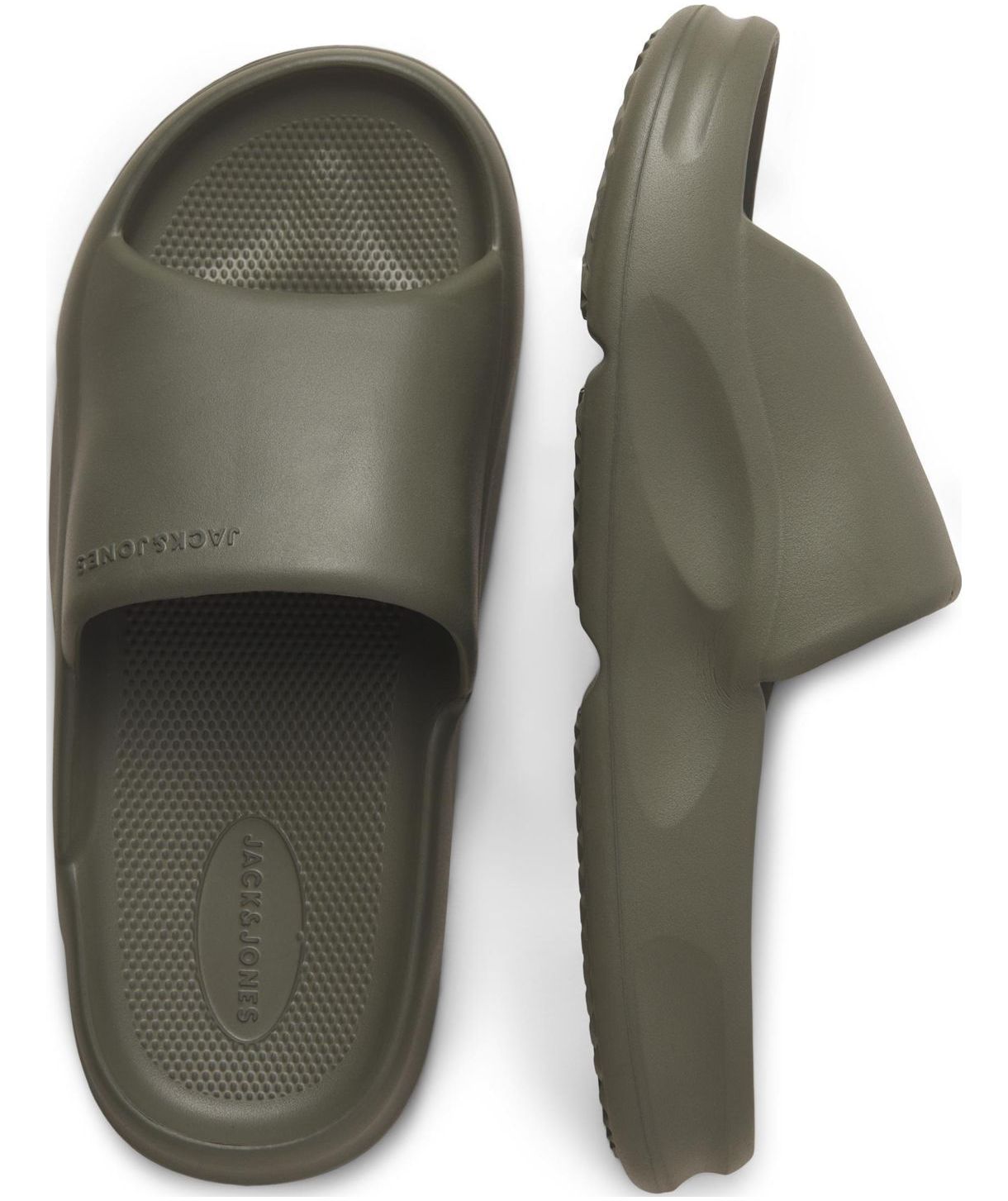 Jack & Jones JFWSTATUS badesandal, Olive night, large image number 3