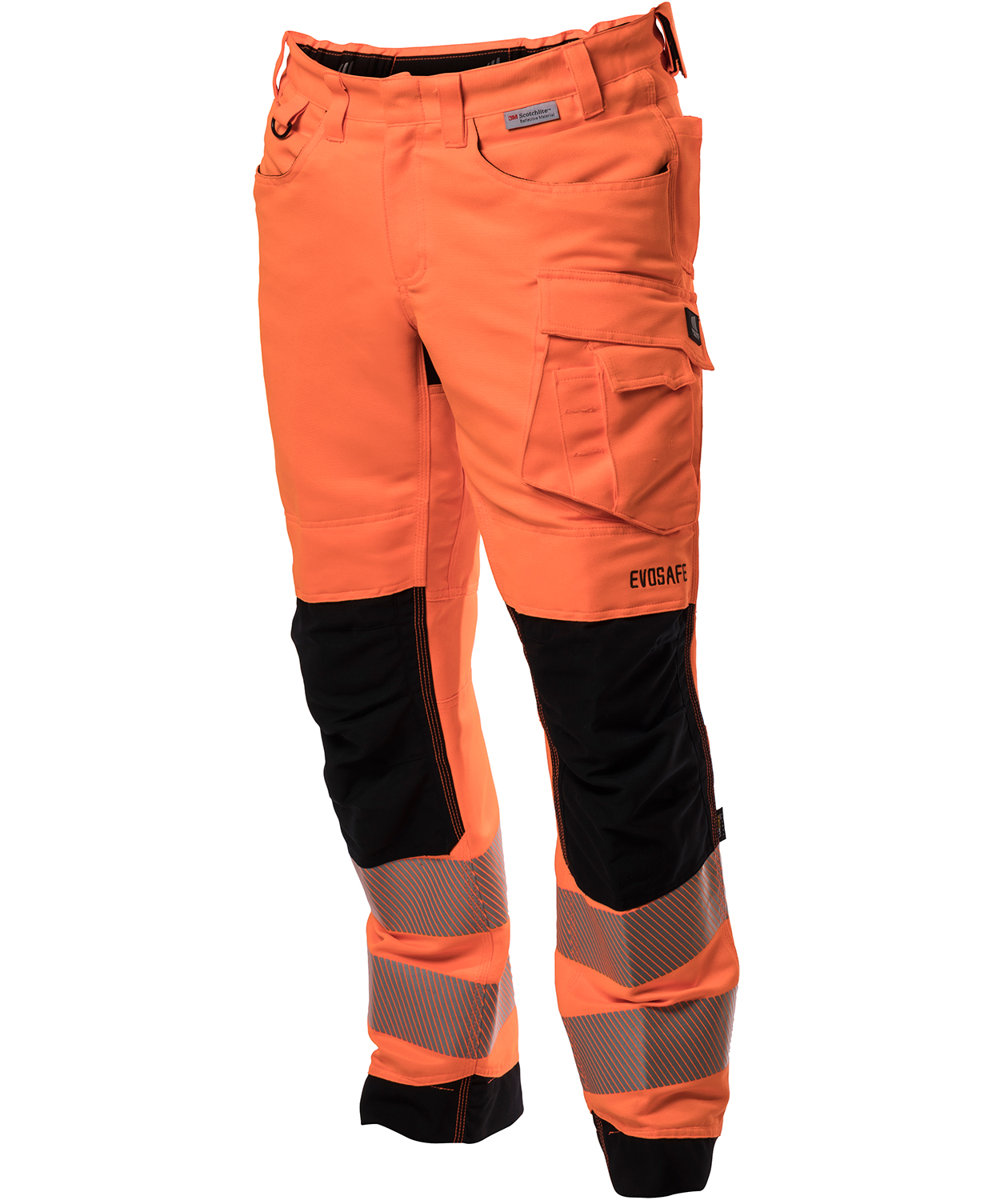 Viking Rubber Evosafe Arbeitshose, Hi-Vis Orange/Schwarz