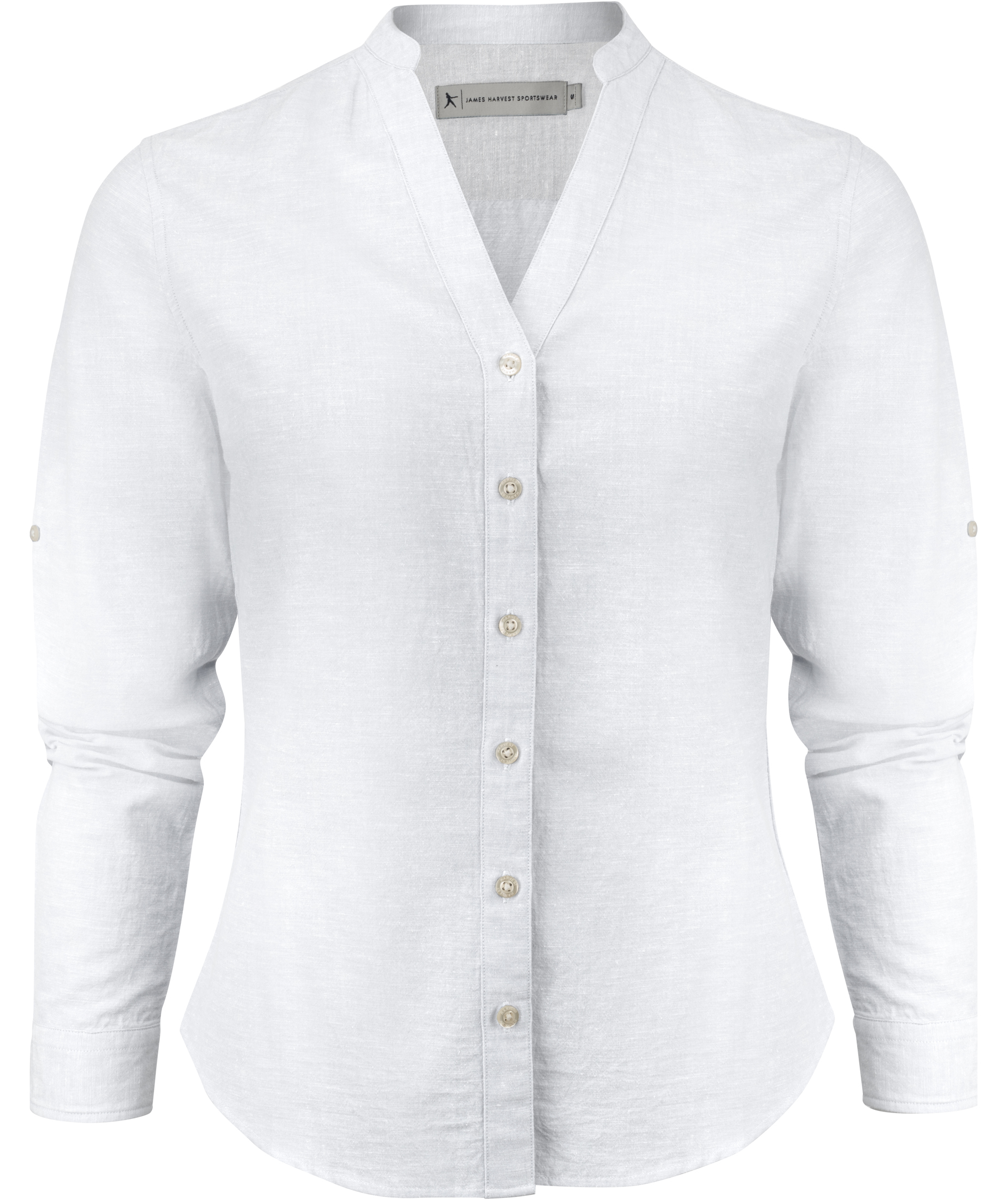 James Harvest Townsend linneskjorta dam, White