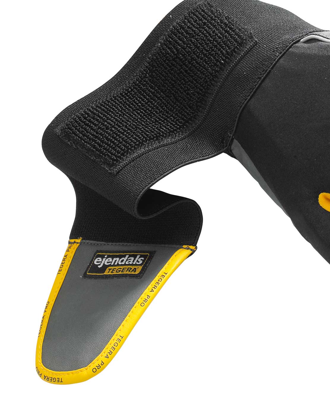 Tegera 9195 wrist-supporting work gloves, Black/Grey/Yellow, large image number 1