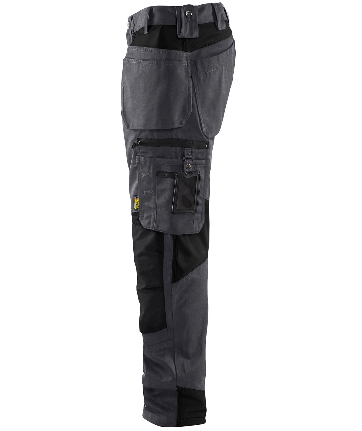 Bl&aring;kl&auml;der Handwerkerhose, Mittelgrau/schwarz, large image number 2