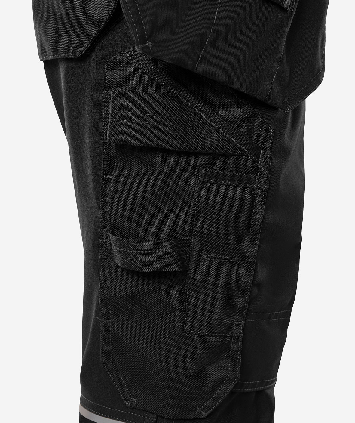 Fristads dame h&aring;ndverksbukse 2901 GWM, Svart, large image number 8