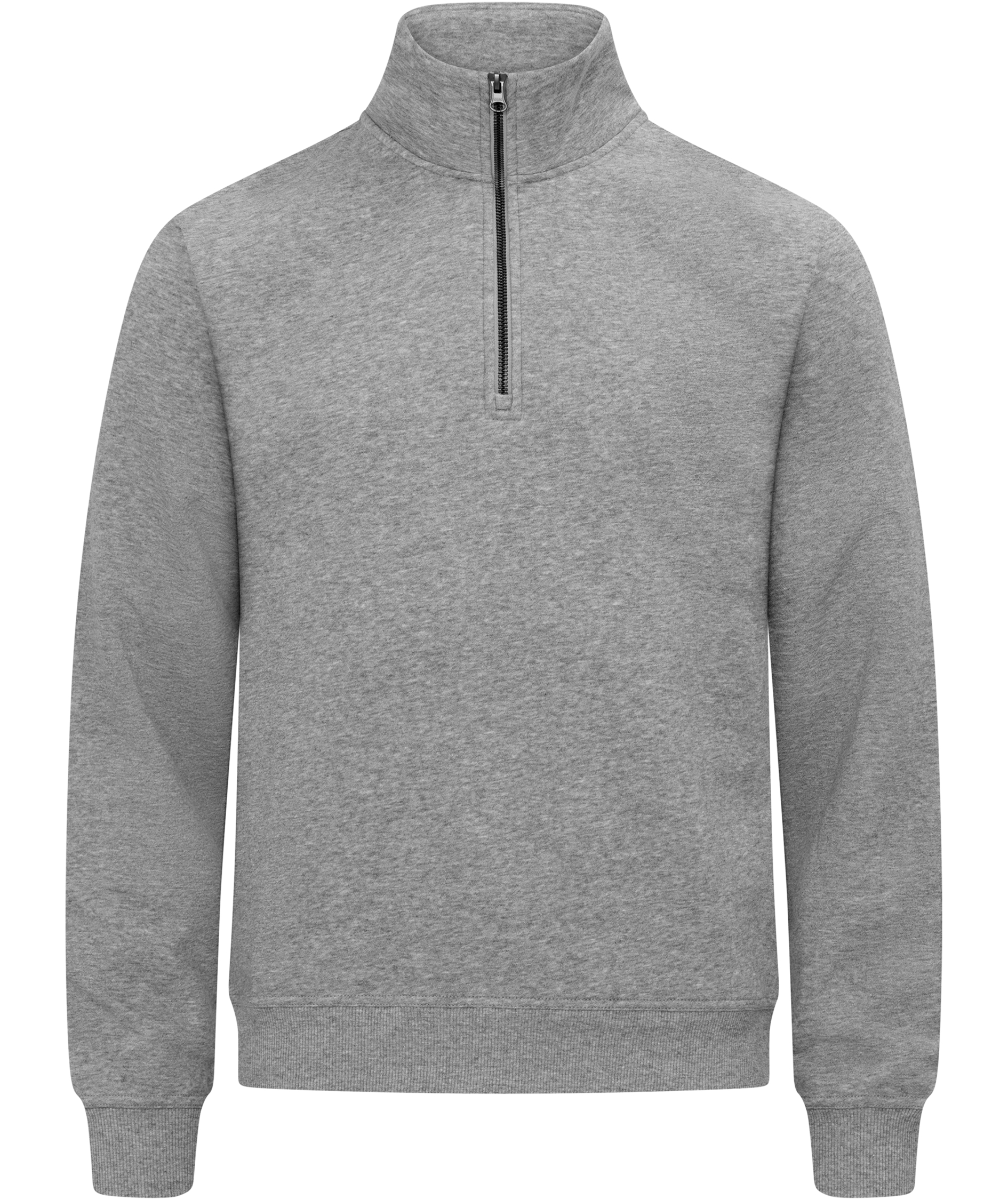 Clique Miami half zip, Grey melange