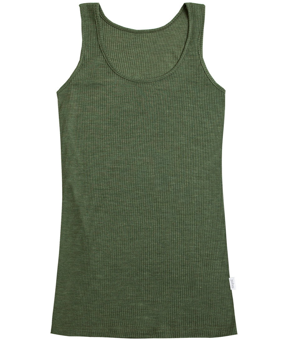 Joha Kate undertr&ouml;ja dam, ull/silke, Olivgr&ouml;n