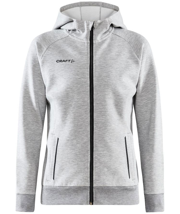 Craft Core Soul Full Zip hoodie dam, Grey melange