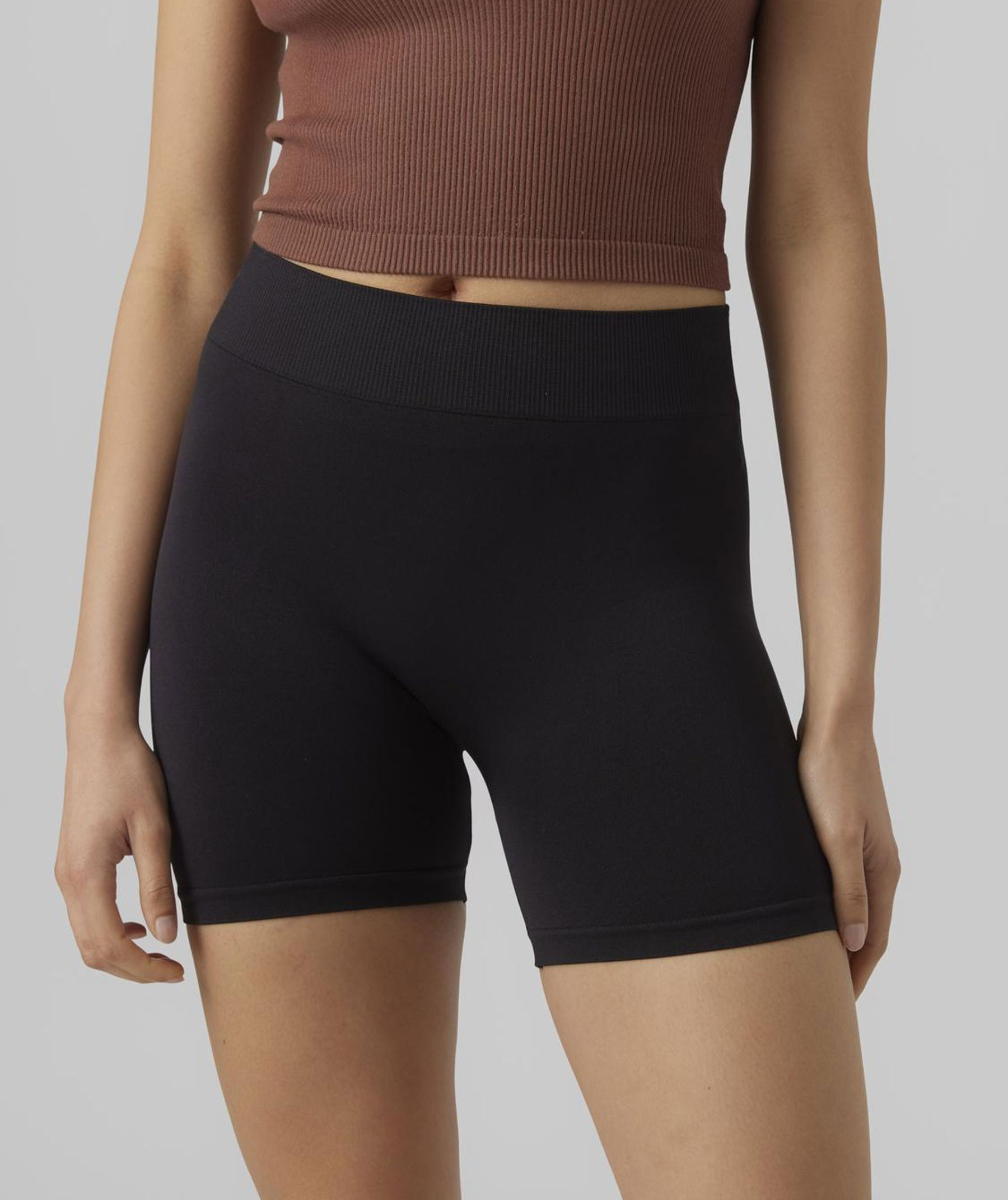 Vero Moda VMJACKIE korta seamless innershorts dam, Black