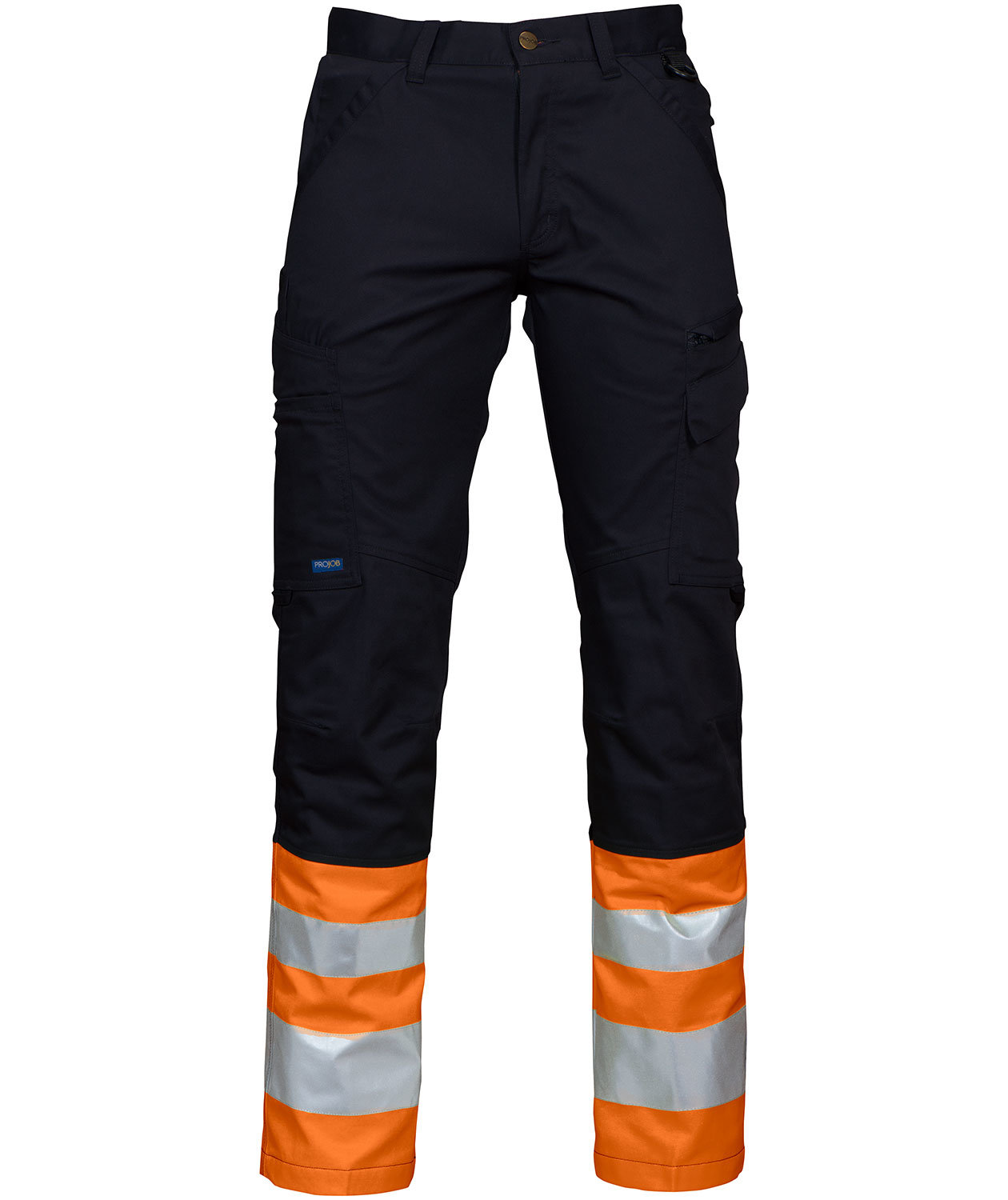 ProJob Arbeitshose 6523, Schwarz/Hi-vis Orange