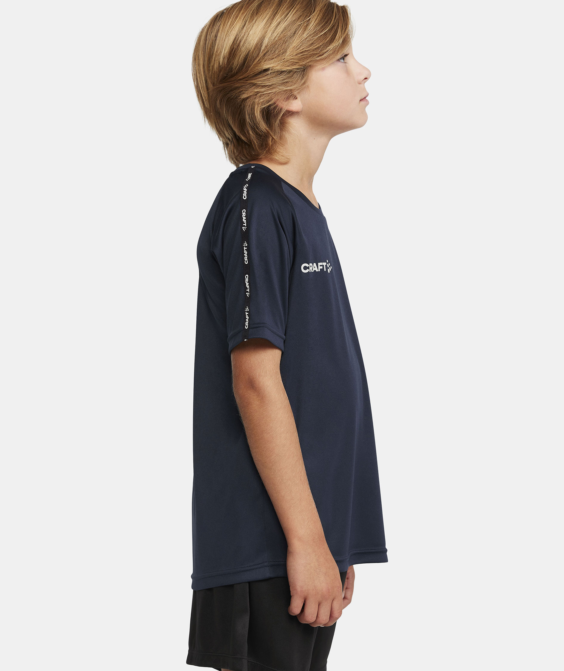 Craft Squad 2.0 Contrast T-shirt till barn, Navy, large image number 6