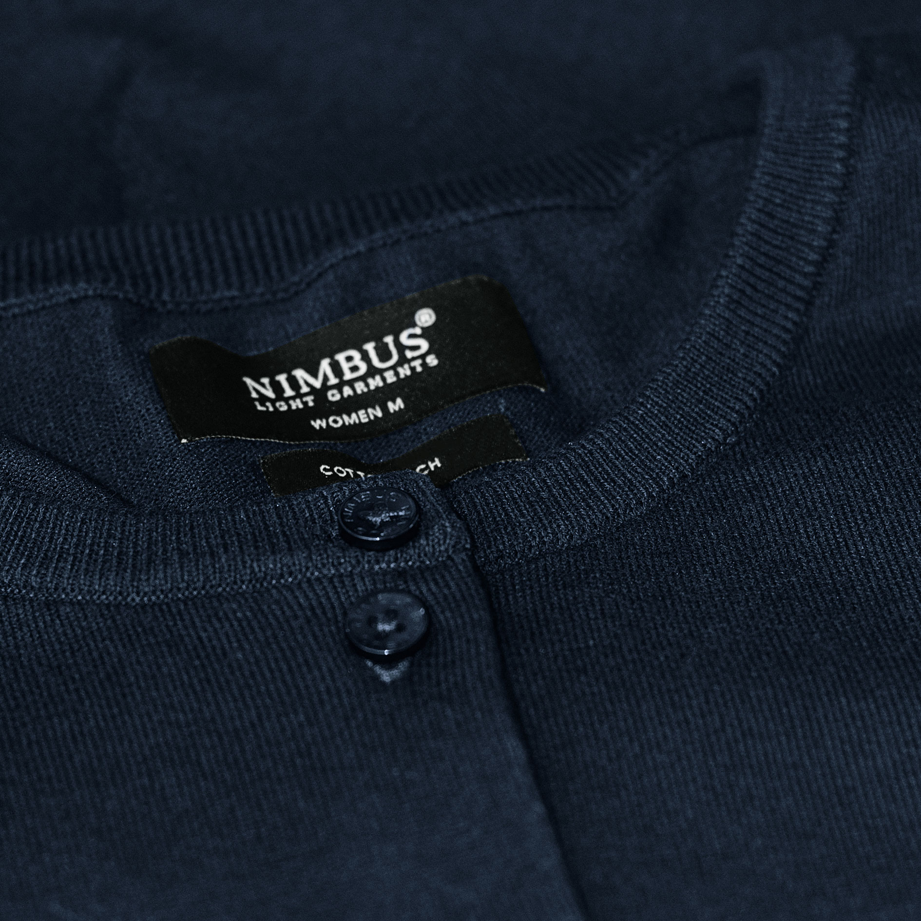 Nimbus Brighton dame strik cardigan, Gr&aring; Melange, Navy, large image number 3