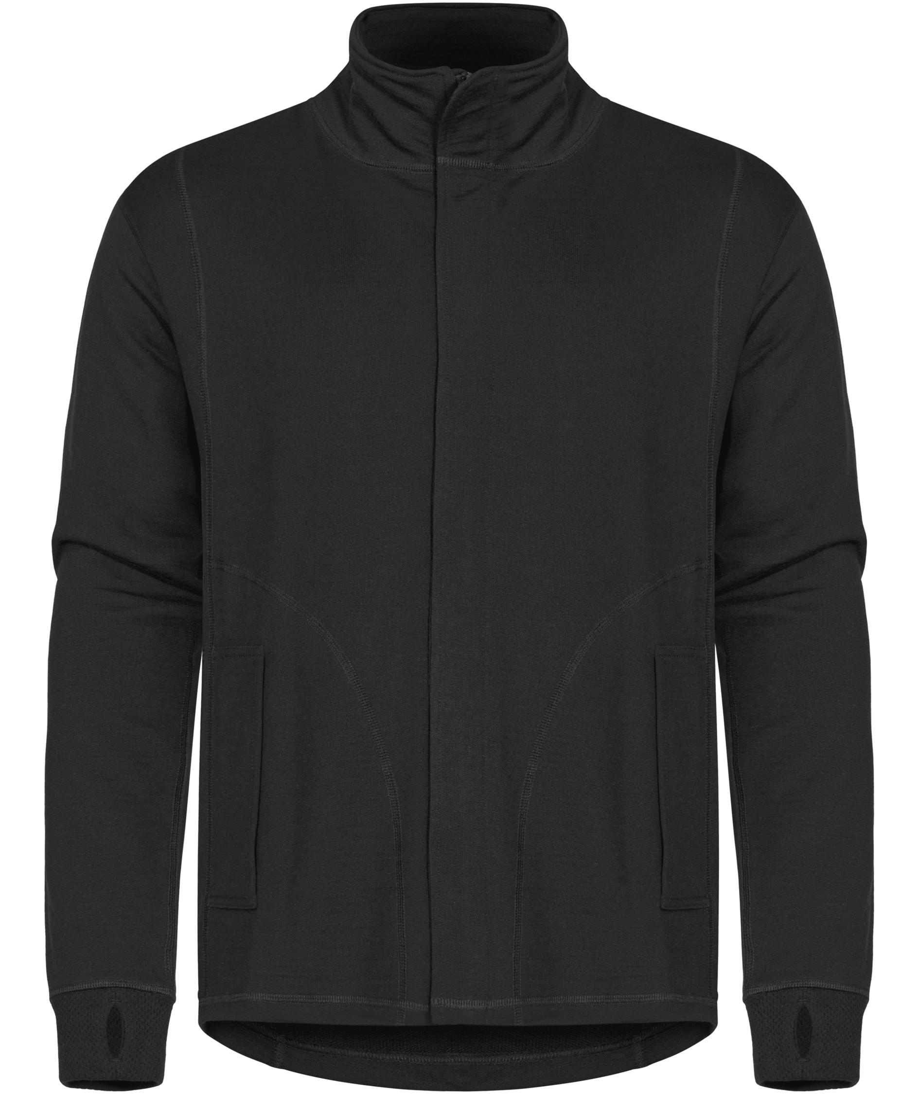 Tranemo FR Cardigan mit Merinowolle, Schwarz