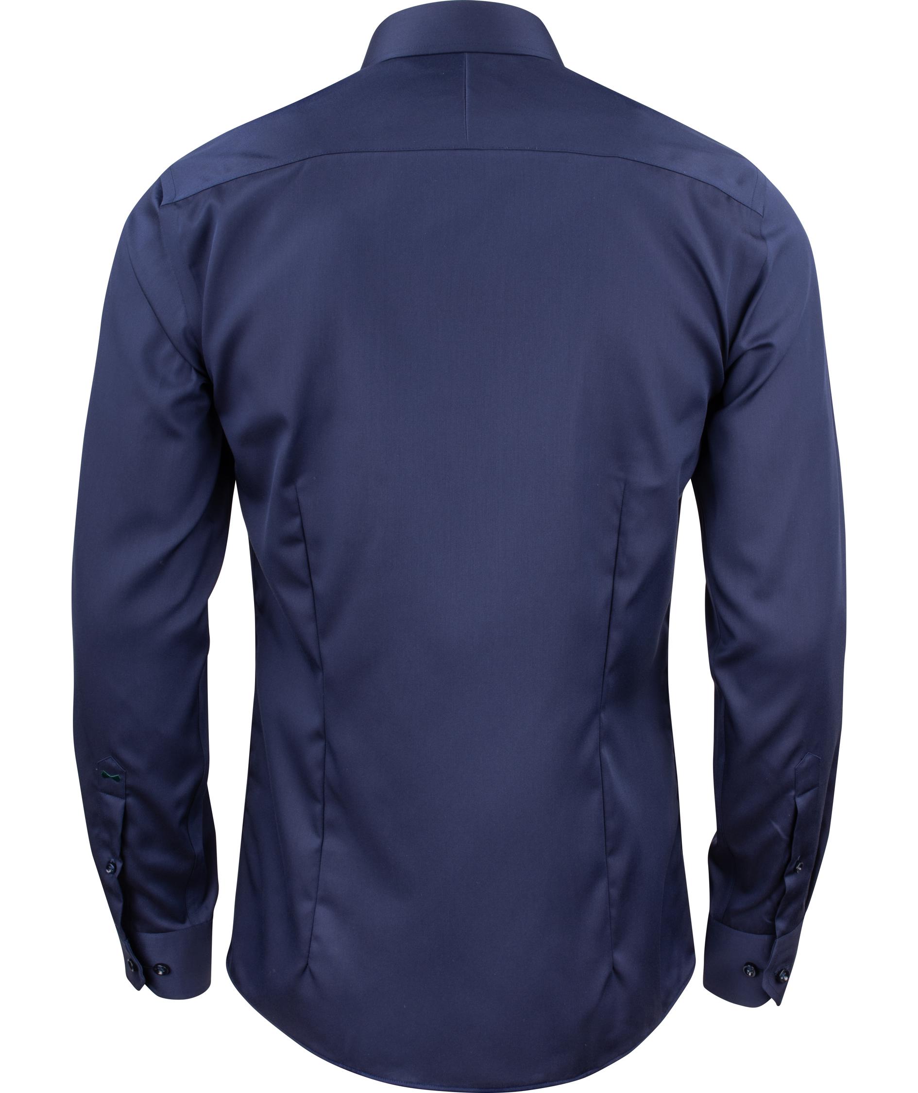 J. Harvest & Frost Twill Green Bow O1 regular fit skjorte, Navy, large image number 1