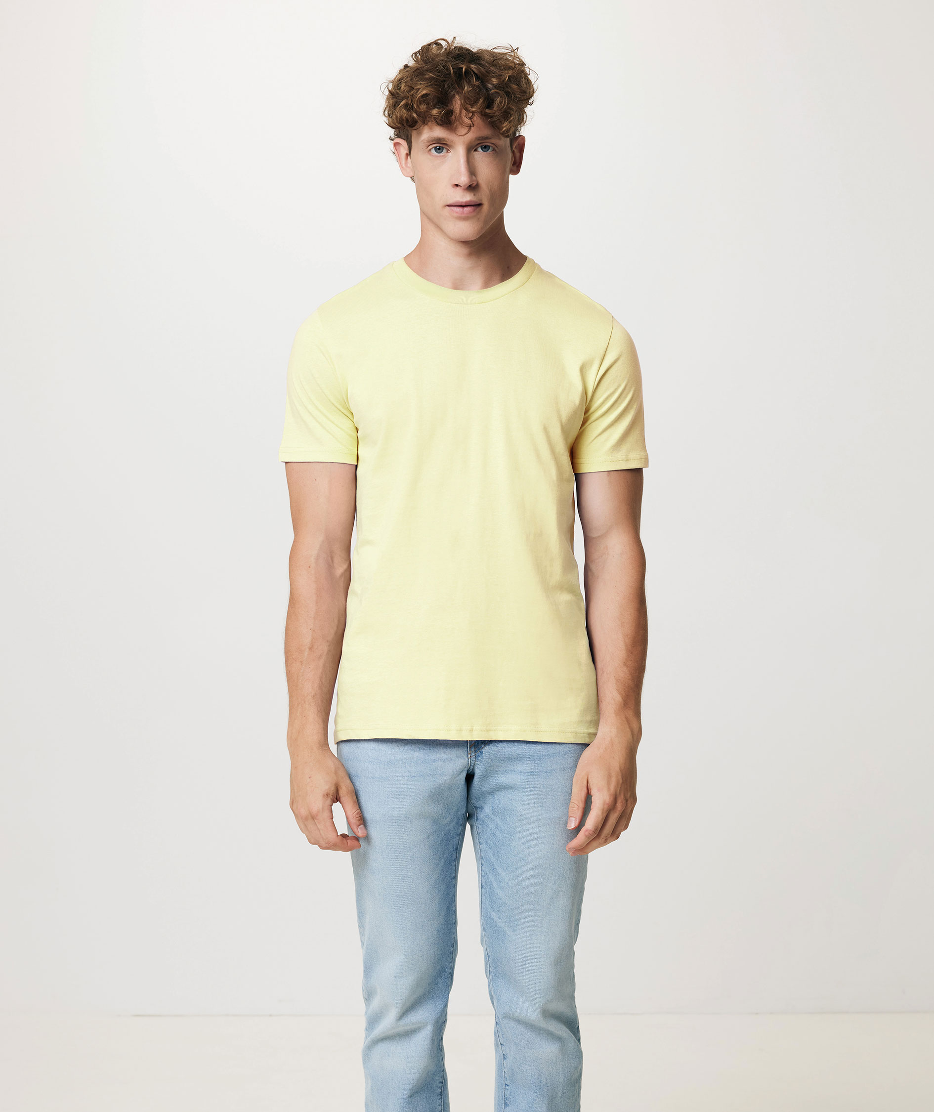 Iqoniq Brett T-Shirt, Cream Yellow