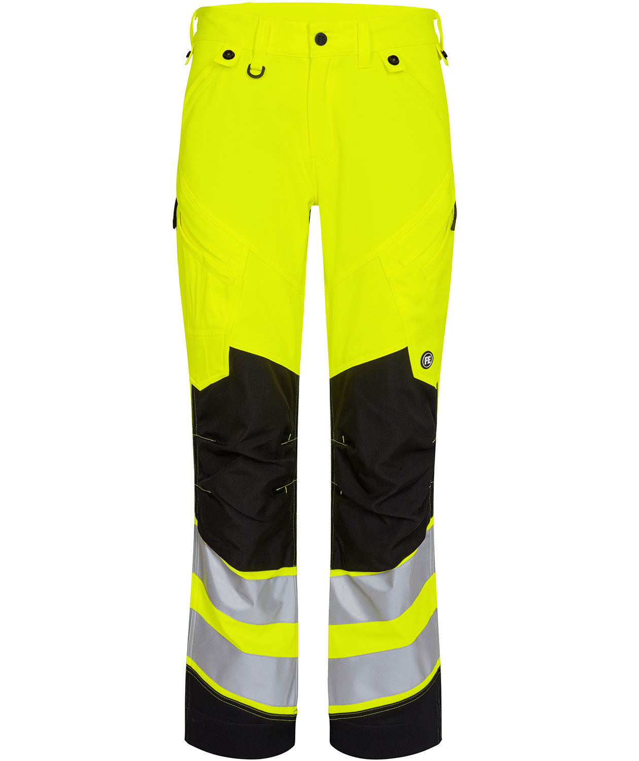Engel Safety arbejdsbukser, Hi-vis&nbsp;Gul/Sort, Hi-vis&nbsp;Gul/Sort, swatch