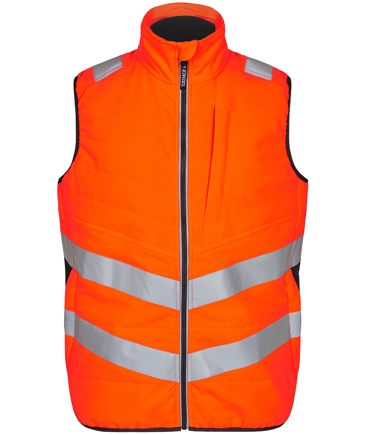Engel Safety quiltet vest, Hi-vis orange/Gr&aring;, Hi-vis orange/Gr&aring;, swatch
