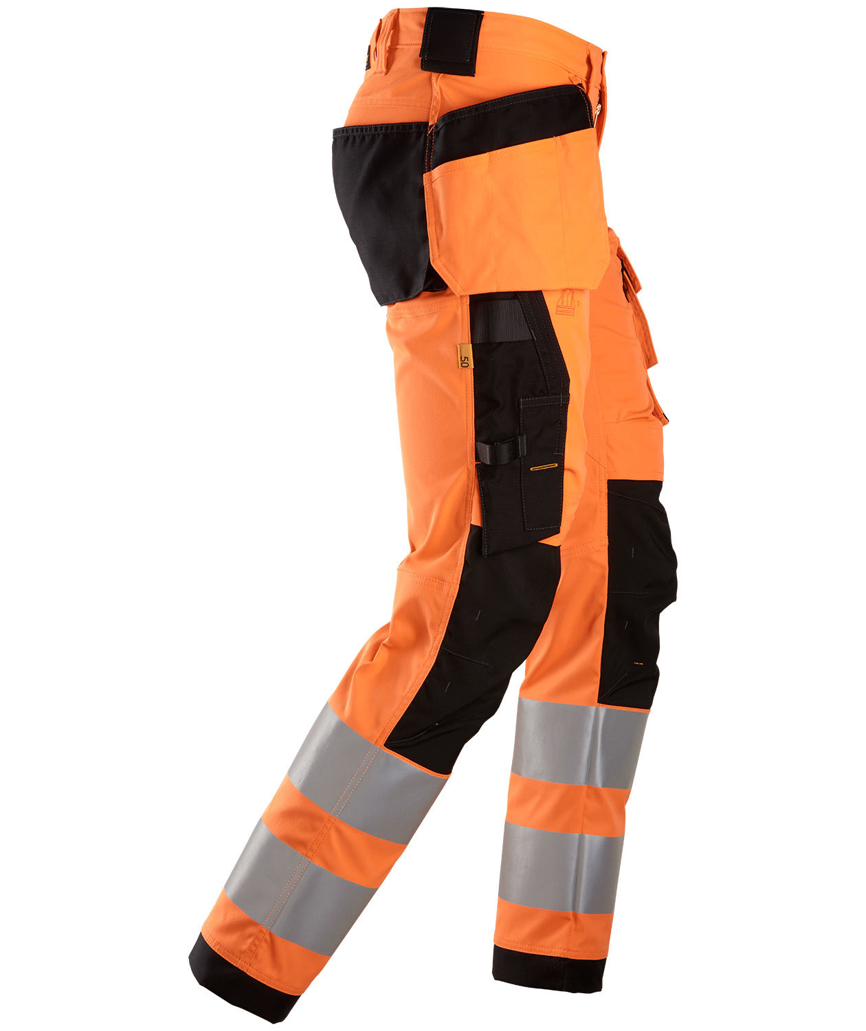 Snickers AllroundWork hantverksbyxa 6243, Varsel Orange/Svart, large image number 3