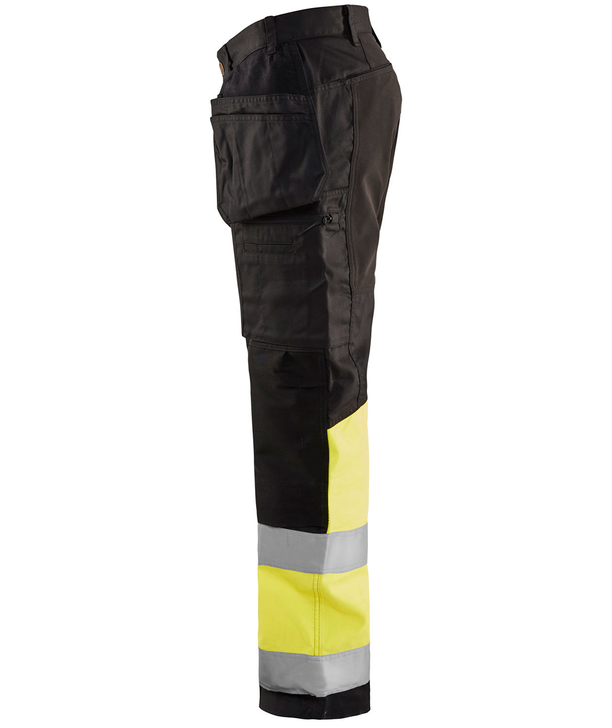 Bl&aring;kl&auml;der hantverksbyxa, Svart/Varselgul, Svart/Varselgul, large image number 2