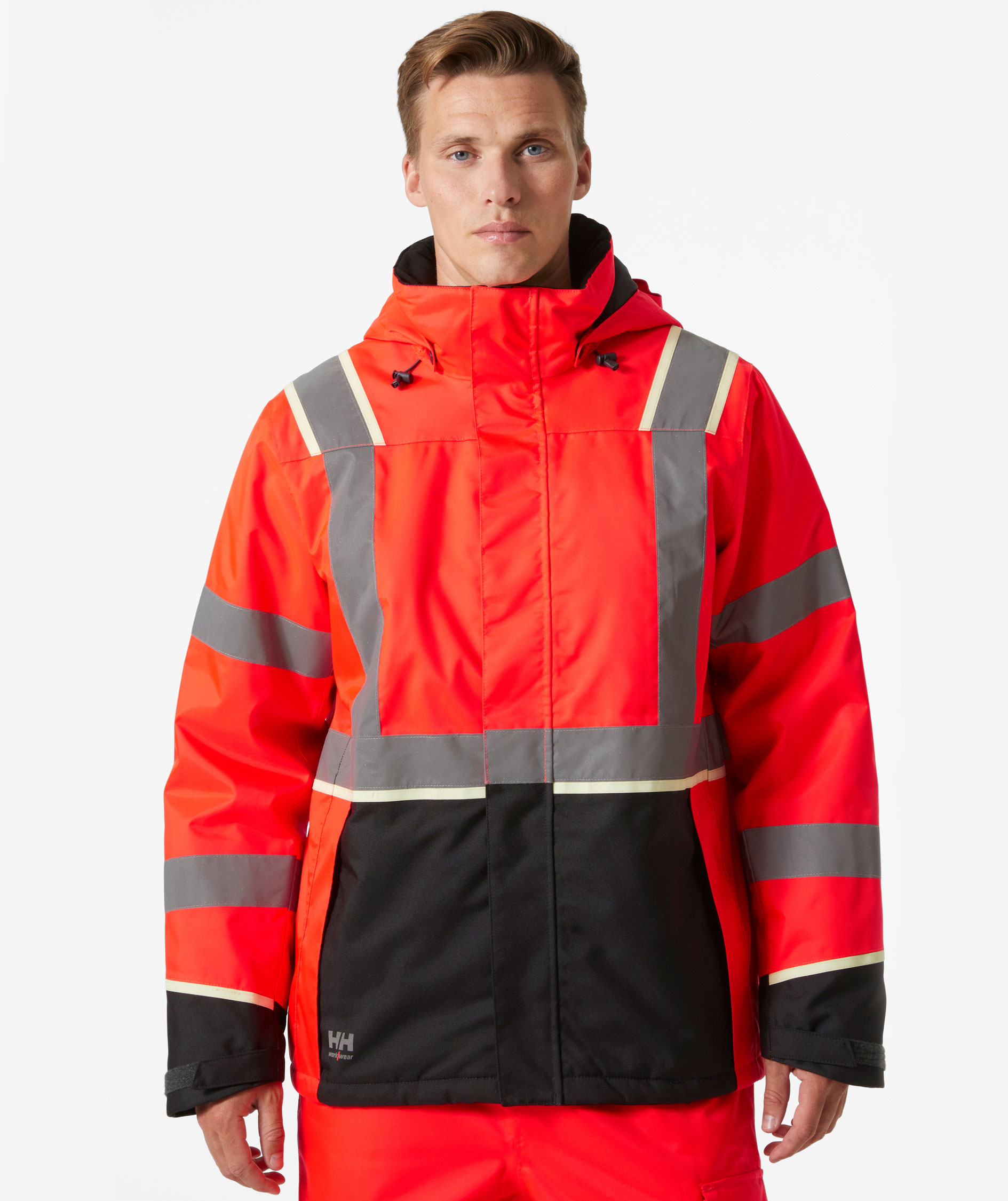 Helly Hansen UC-ME vinterjakke, Hi-Vis R&oslash;d