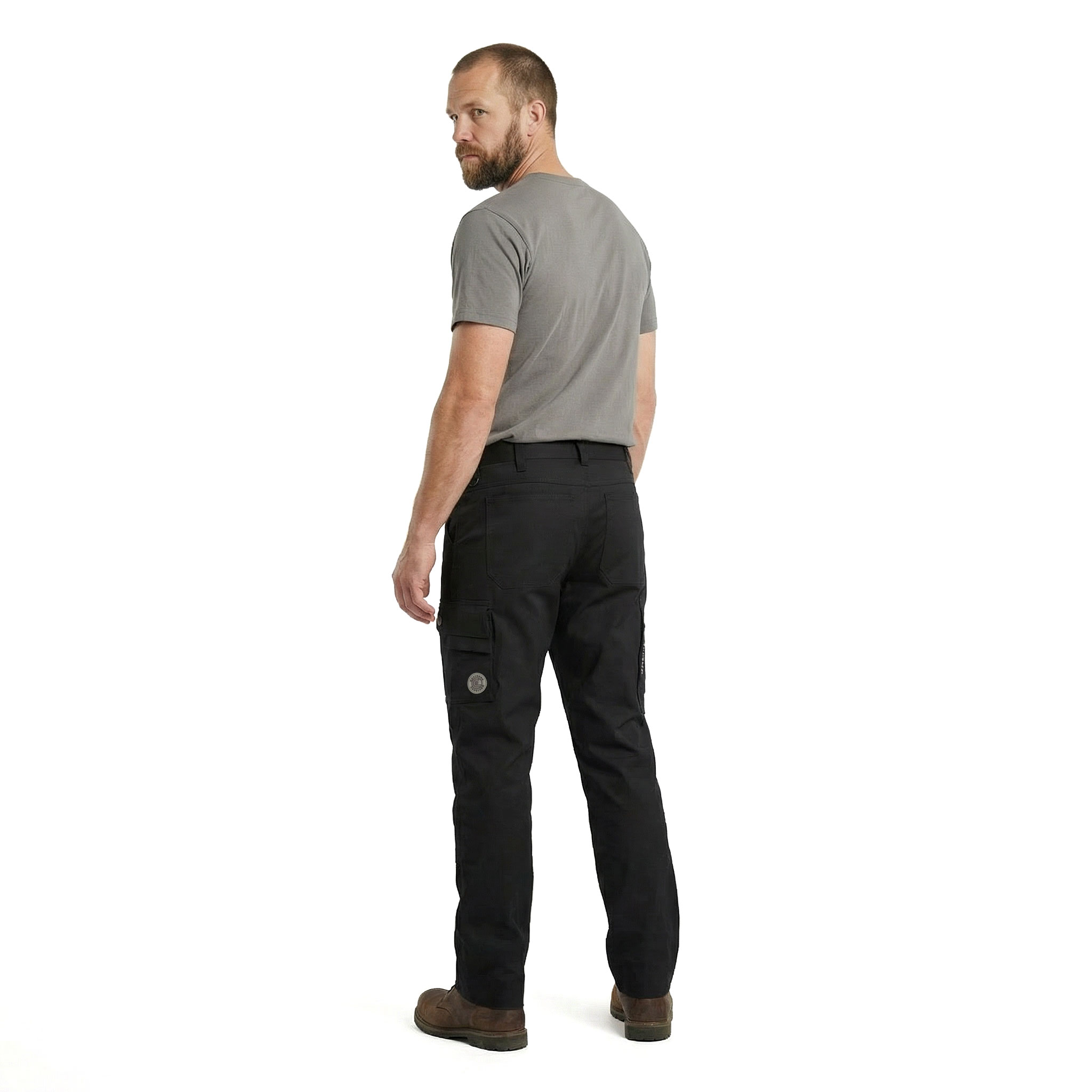 Westborn Core arbejdsbukser, Black, large image number 4