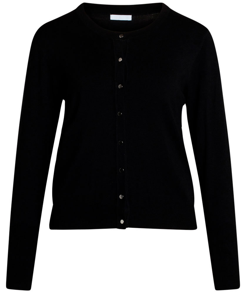 Claire Woman Camilla stickad cardigan dam, Svart