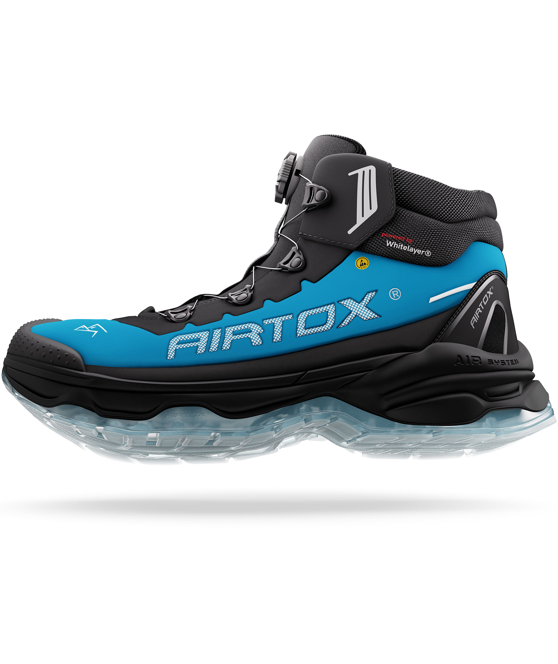 Airtox TX66 sikkerhedsst&oslash;vletter S3, Bl&aring;/Sort, large image number 11