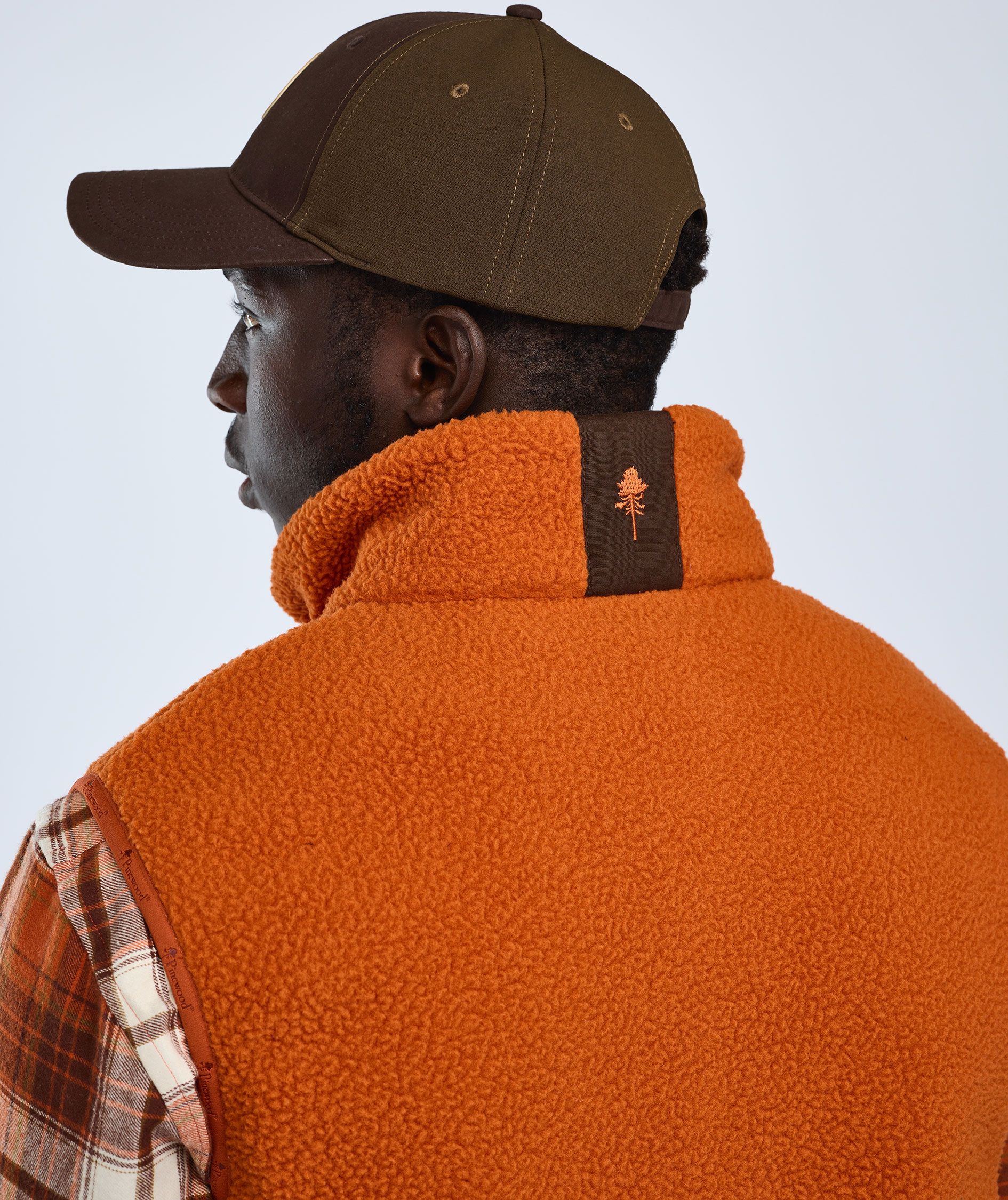 Pinewood&nbsp;Pile fiberpelsvest, Orange Clay/Dark Brown, large image number 5
