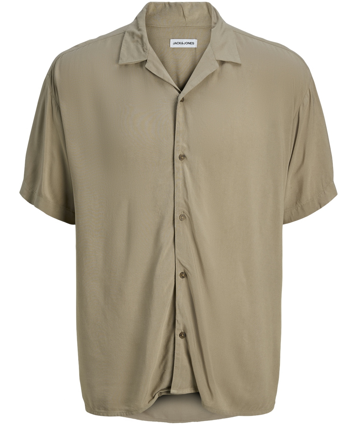 Jack & Jones JJEJEFF SOLID RESORT kort&auml;rmad skjorta, Coriander