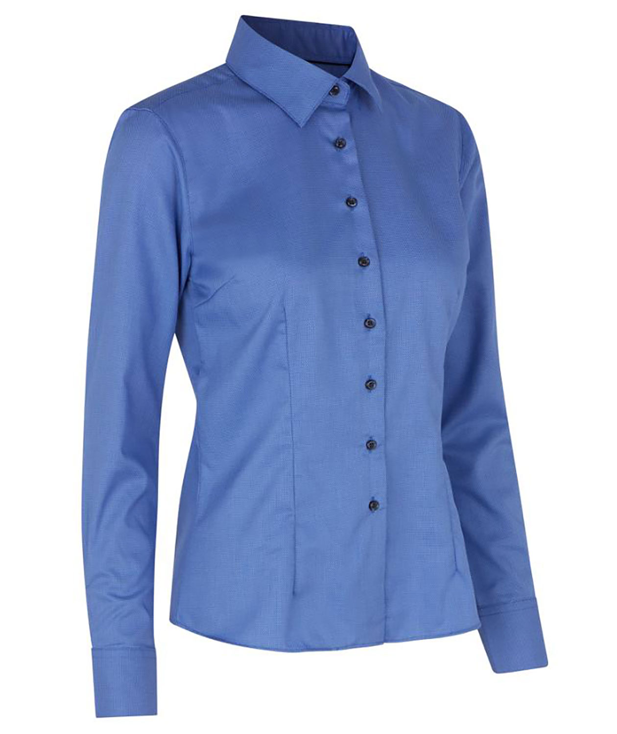 Seven Seas Dobby Royal Oxford modern fit women's shirt, French Blue, large image number 2