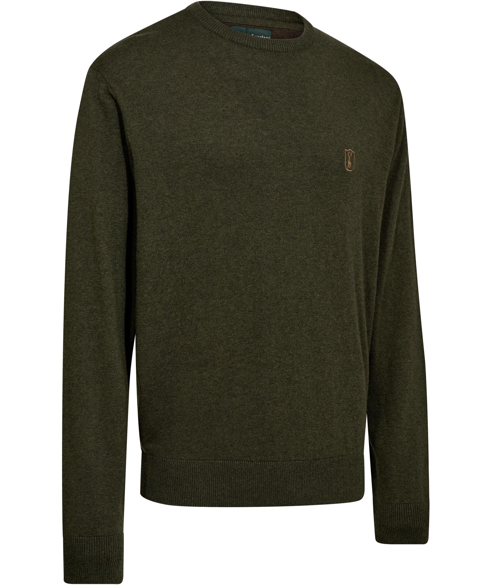 Deerhunter Harrington stickad tr&ouml;ja, Forest Ember Melange