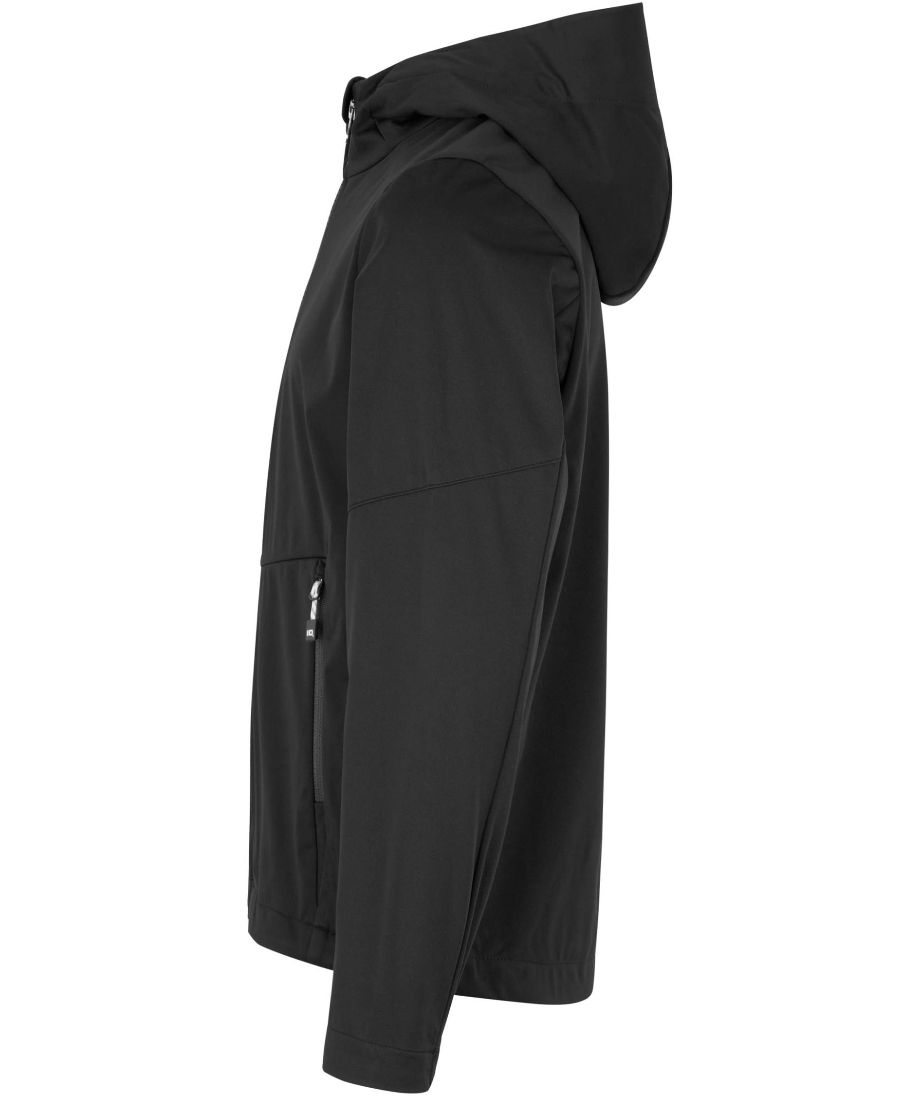 ID Softshelljakke for barn, Svart, large image number 2