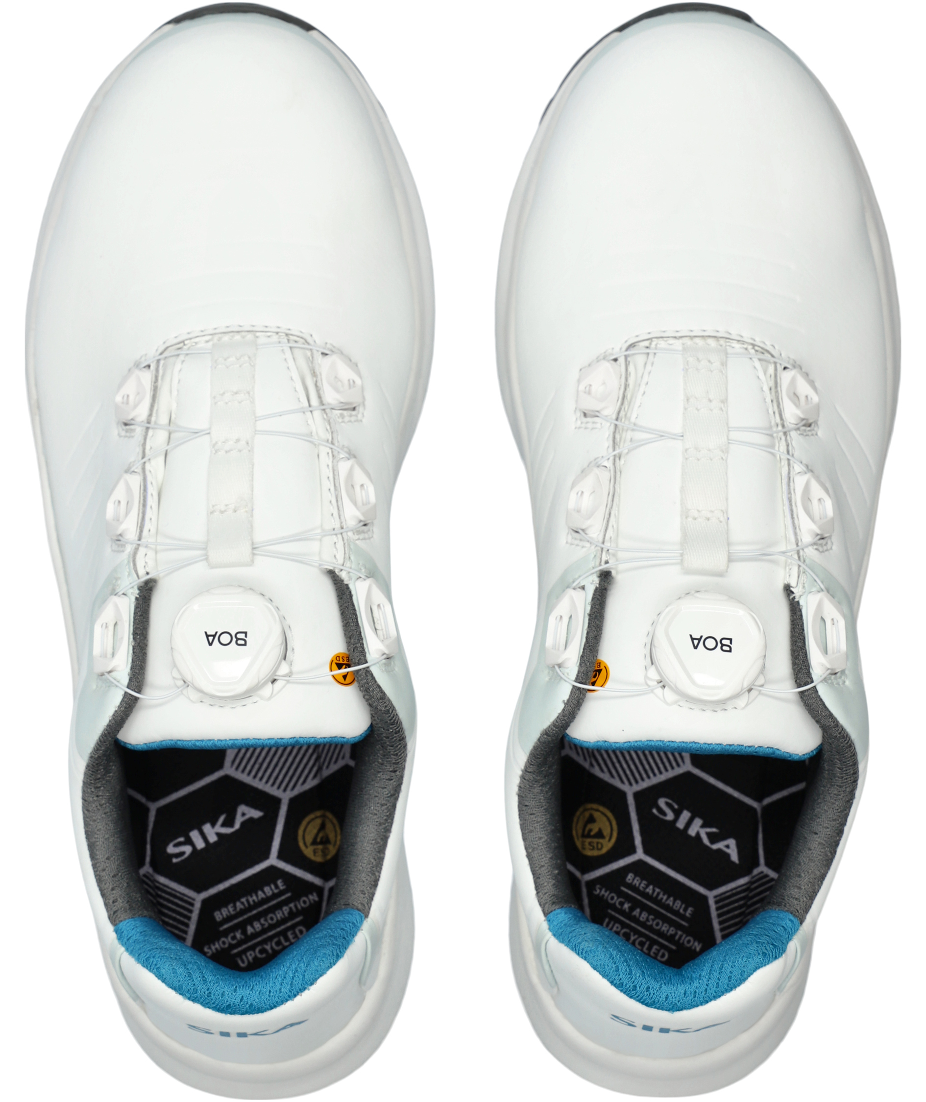 Sika Cloud Microfiber Boa safety shoes S2, White, large image number 2