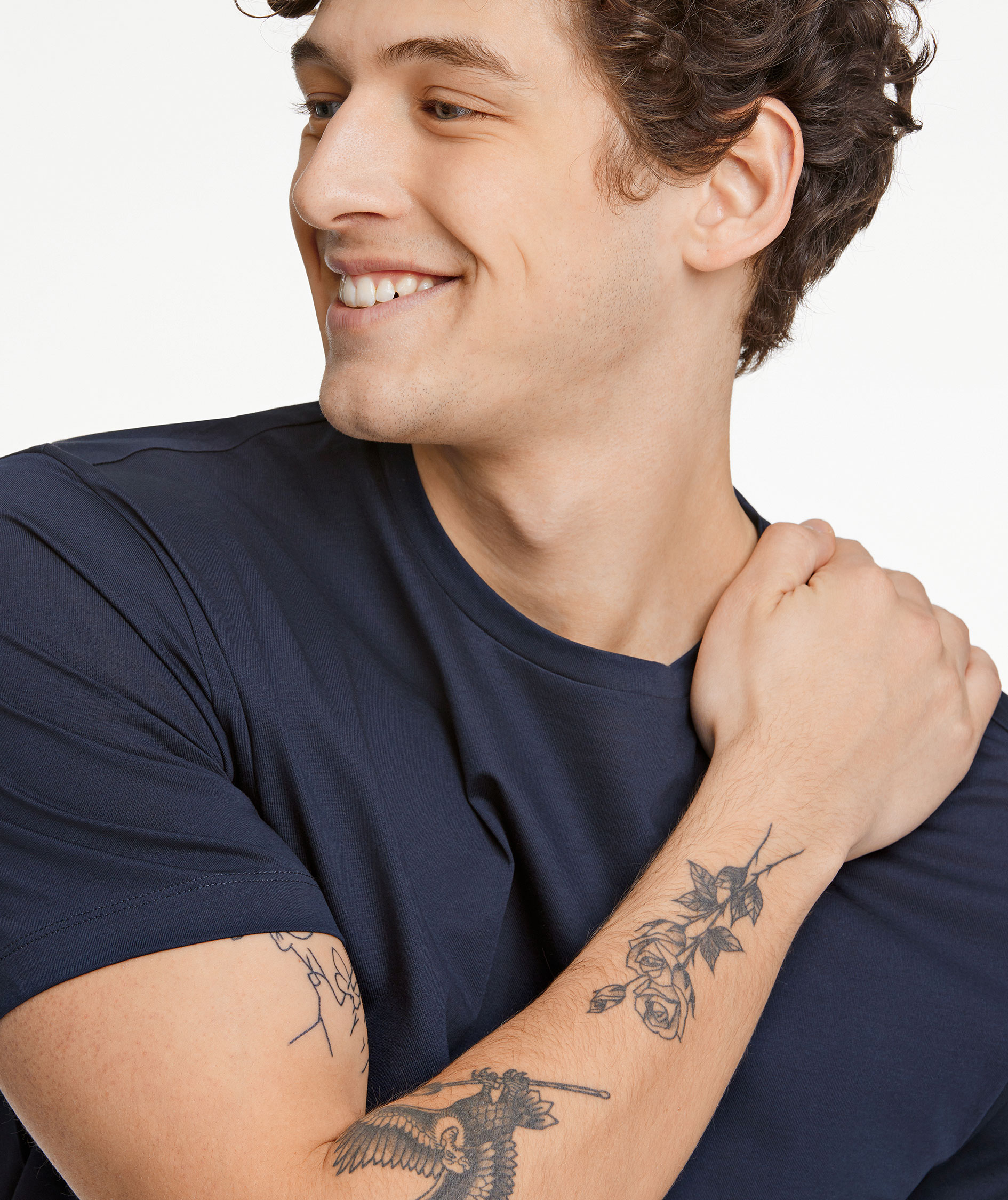 Lindbergh 1927 Mercerized T-shirt, Navy, large image number 3