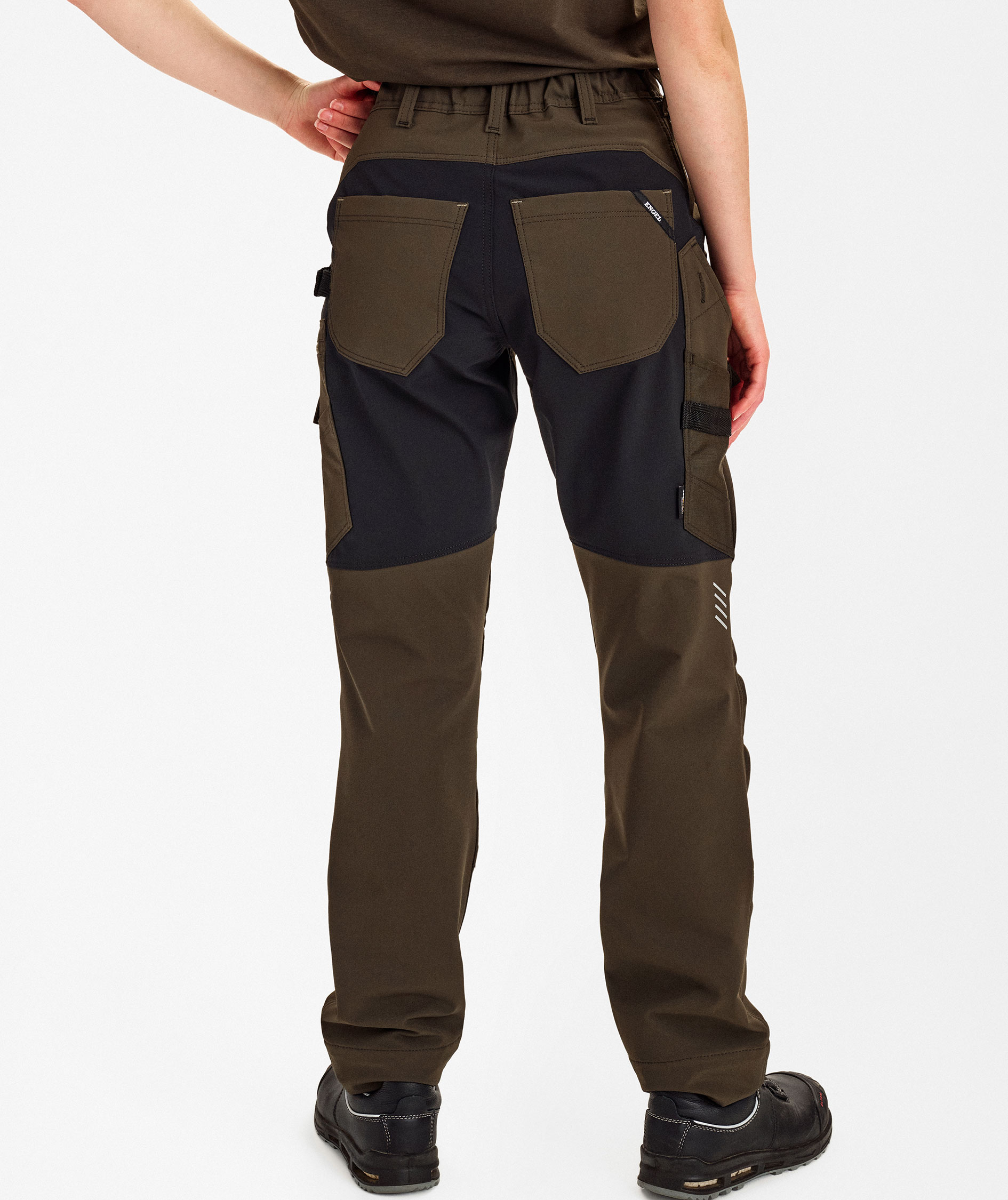 Engel Entire Damen Arbeitshose full stretch, Forest Green/Black, large image number 3