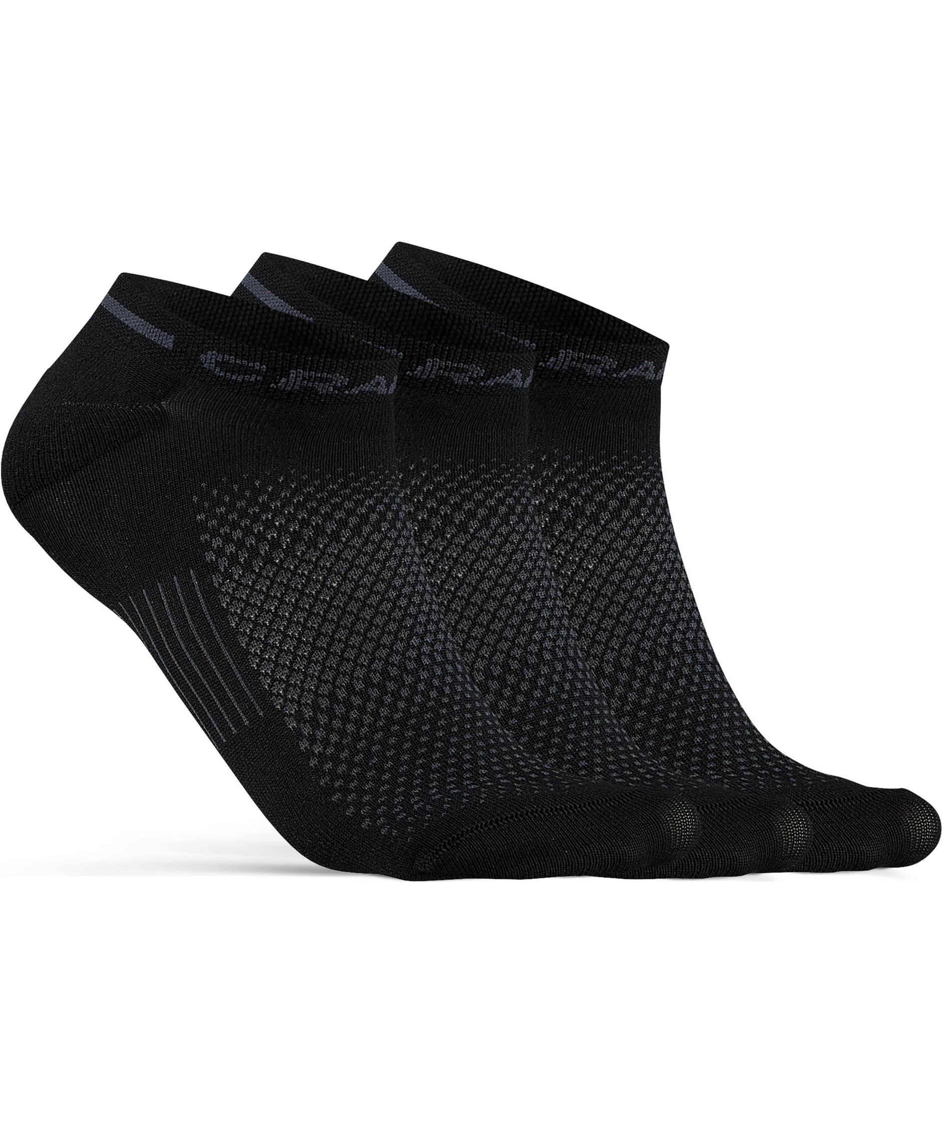 Craft Active 3-pack Ankelstrumpor, Black