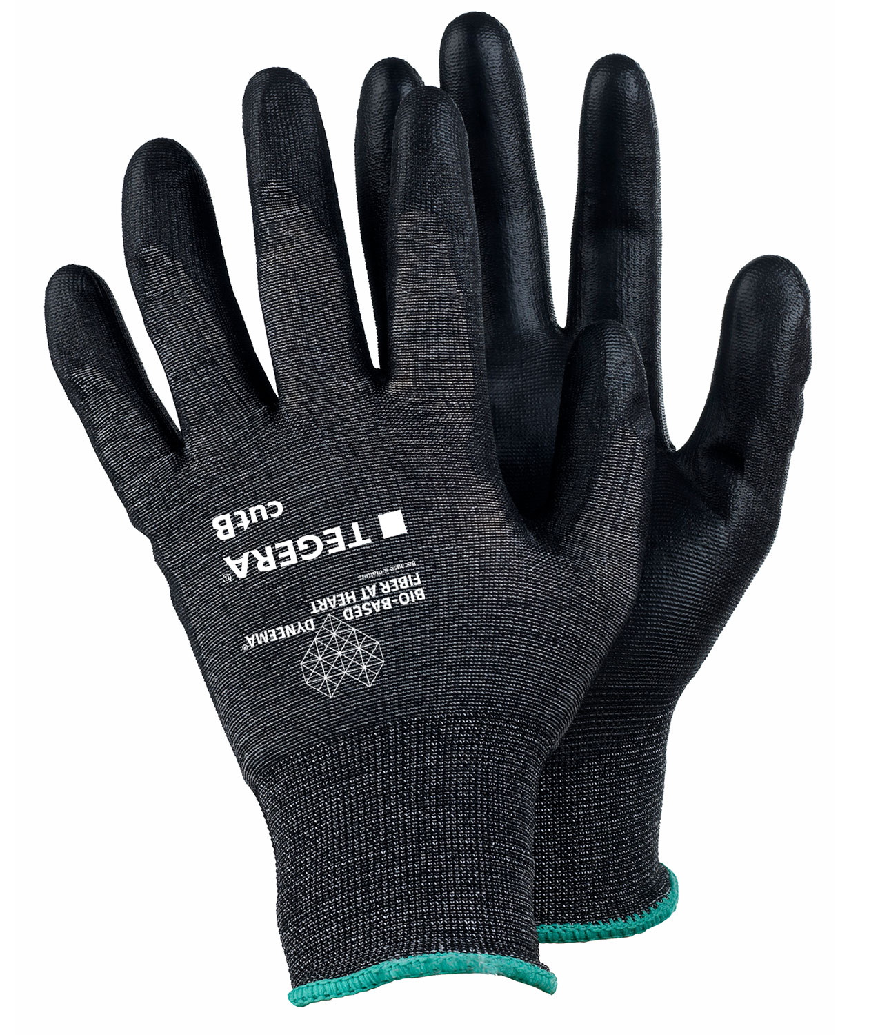 Tegera 906 Schnittschutzhandschuhe Cut B, Schwarz/Grau