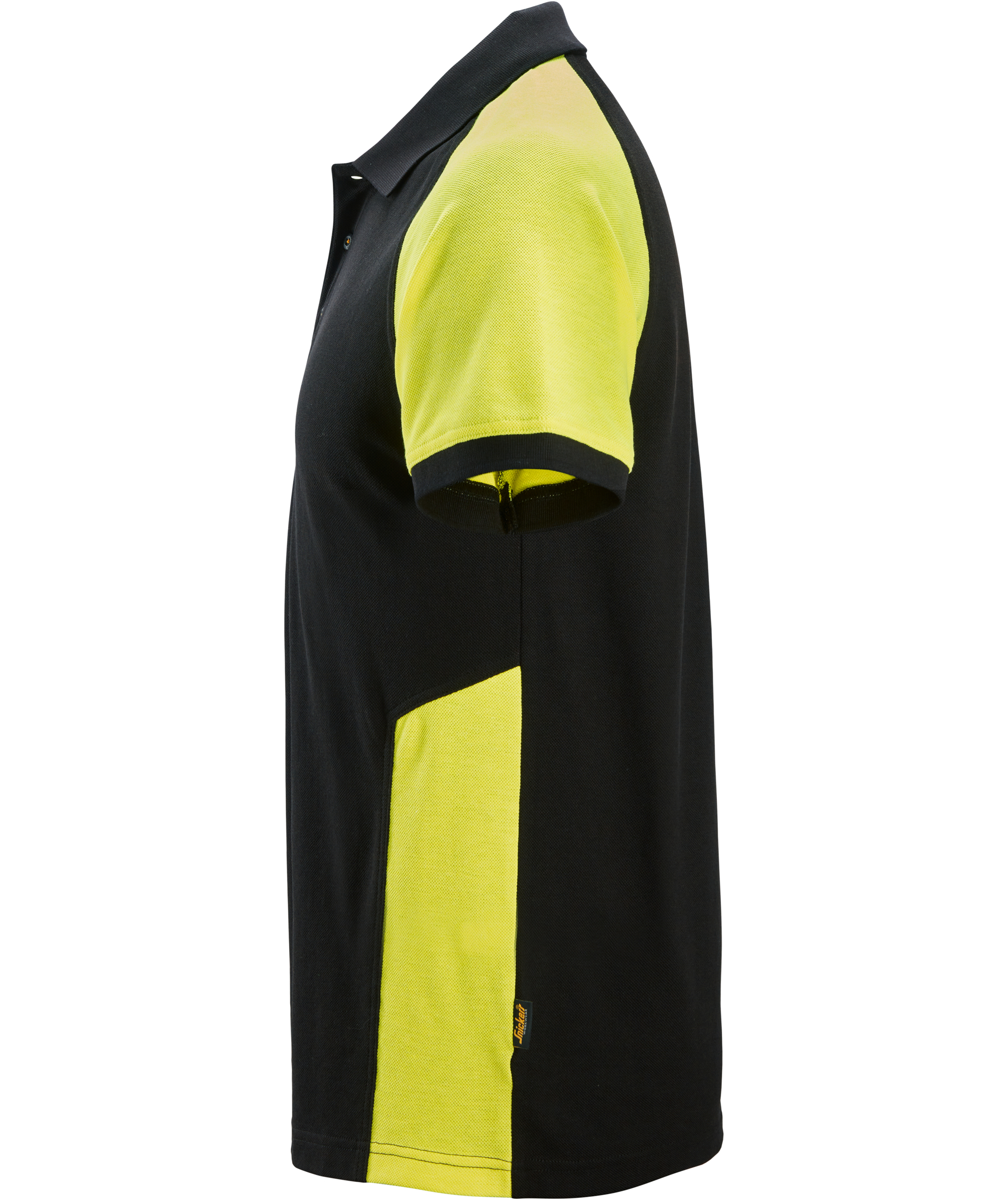 Snickers polo T-skjorte 2750, Black/Neon Yellow, large image number 6