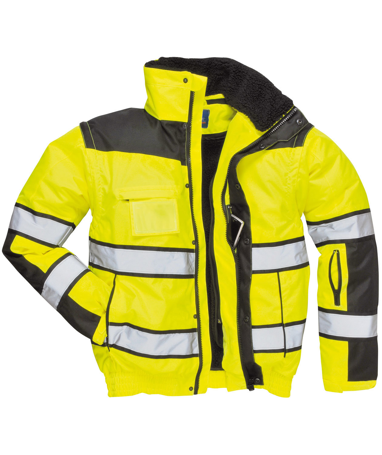 Portwest 3-i-1 pilotjacka, Gul/Svart