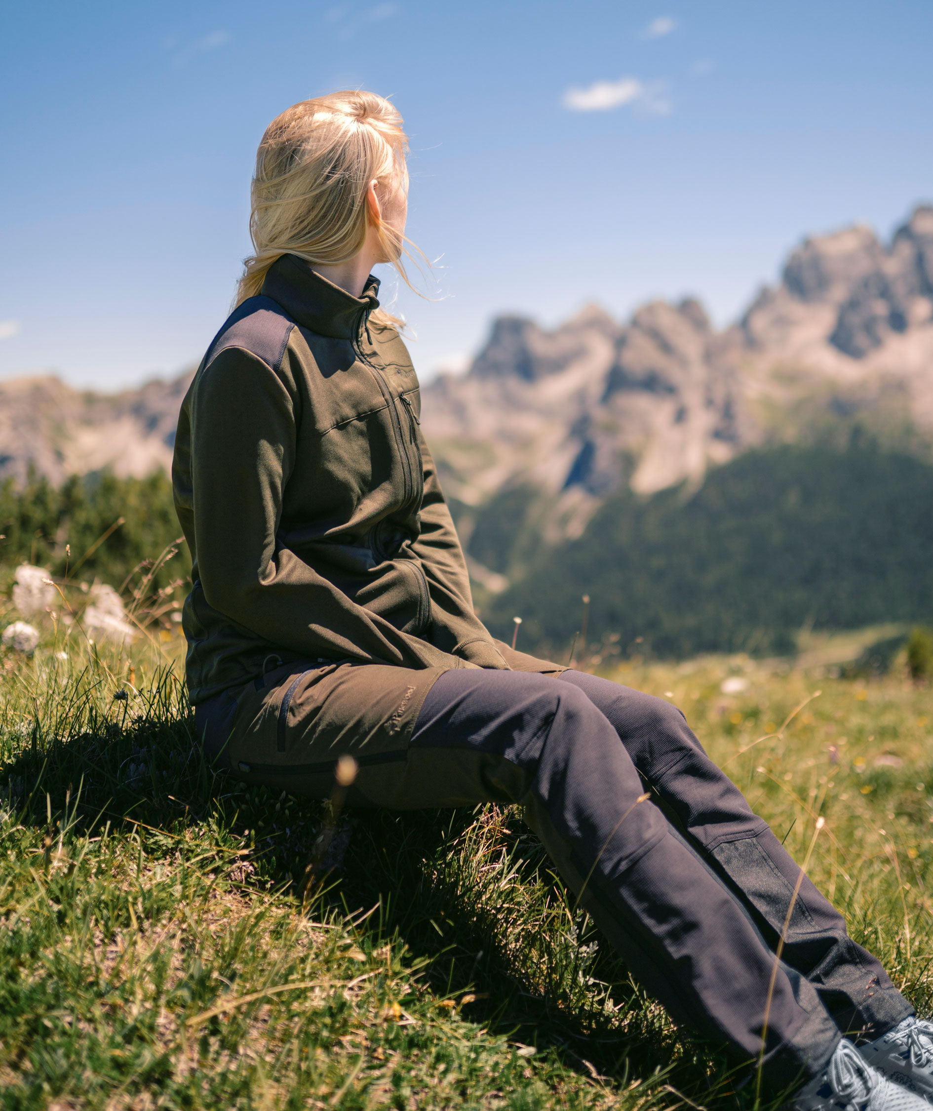 Pinewood Abisko Adventure dame jagtbukser, Moss green, large image number 6