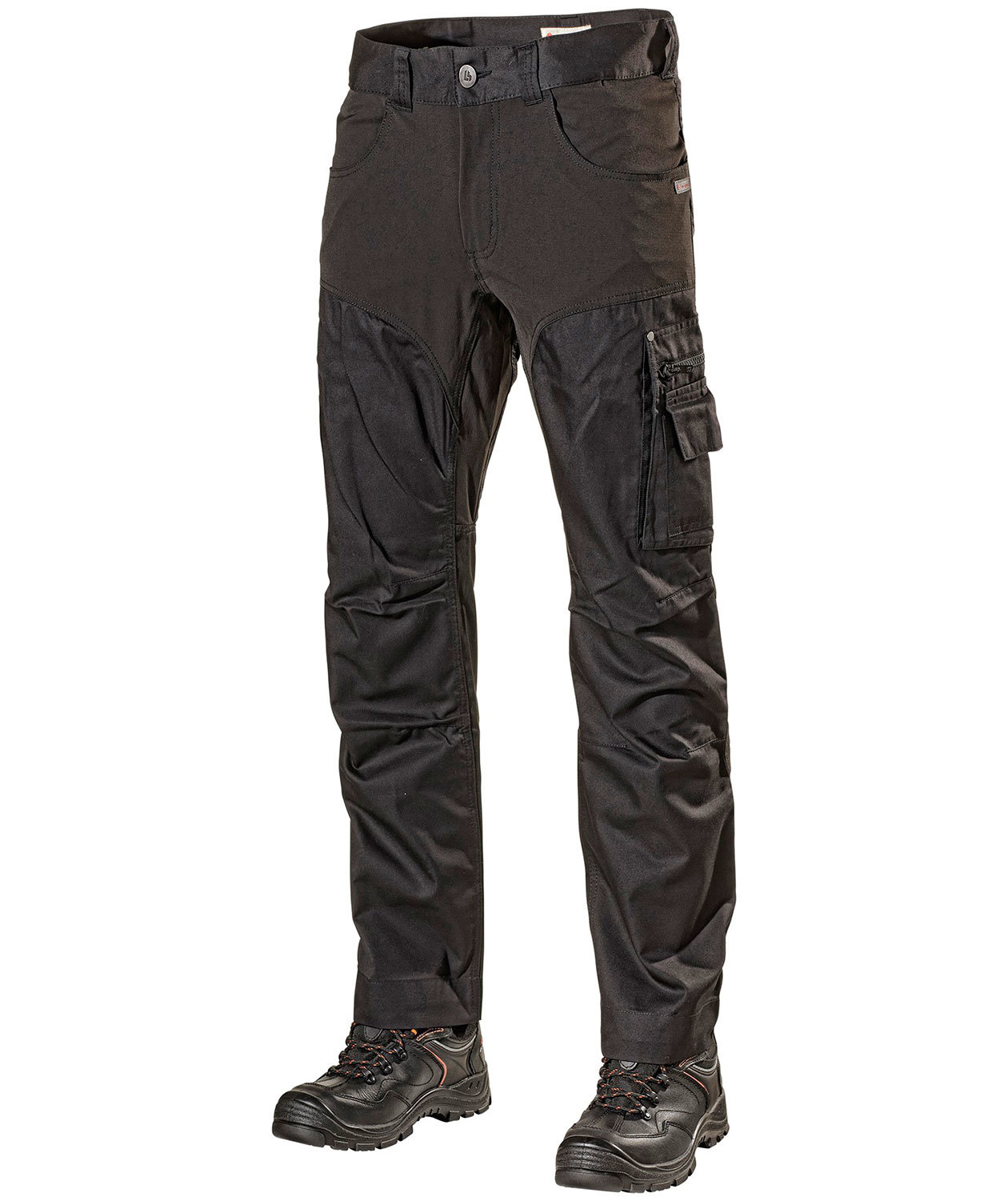 L.Brador Arbeitshose 1842PB, Schwarz, Schwarz, swatch