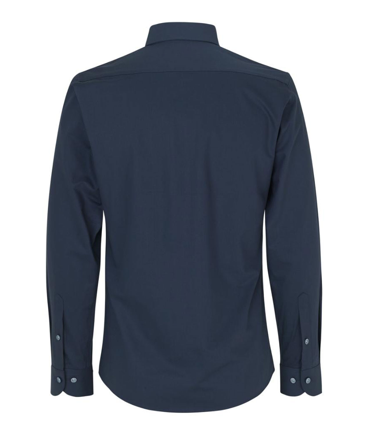 Seven Seas hybrid Slim fit skjorta, Navy, large image number 4