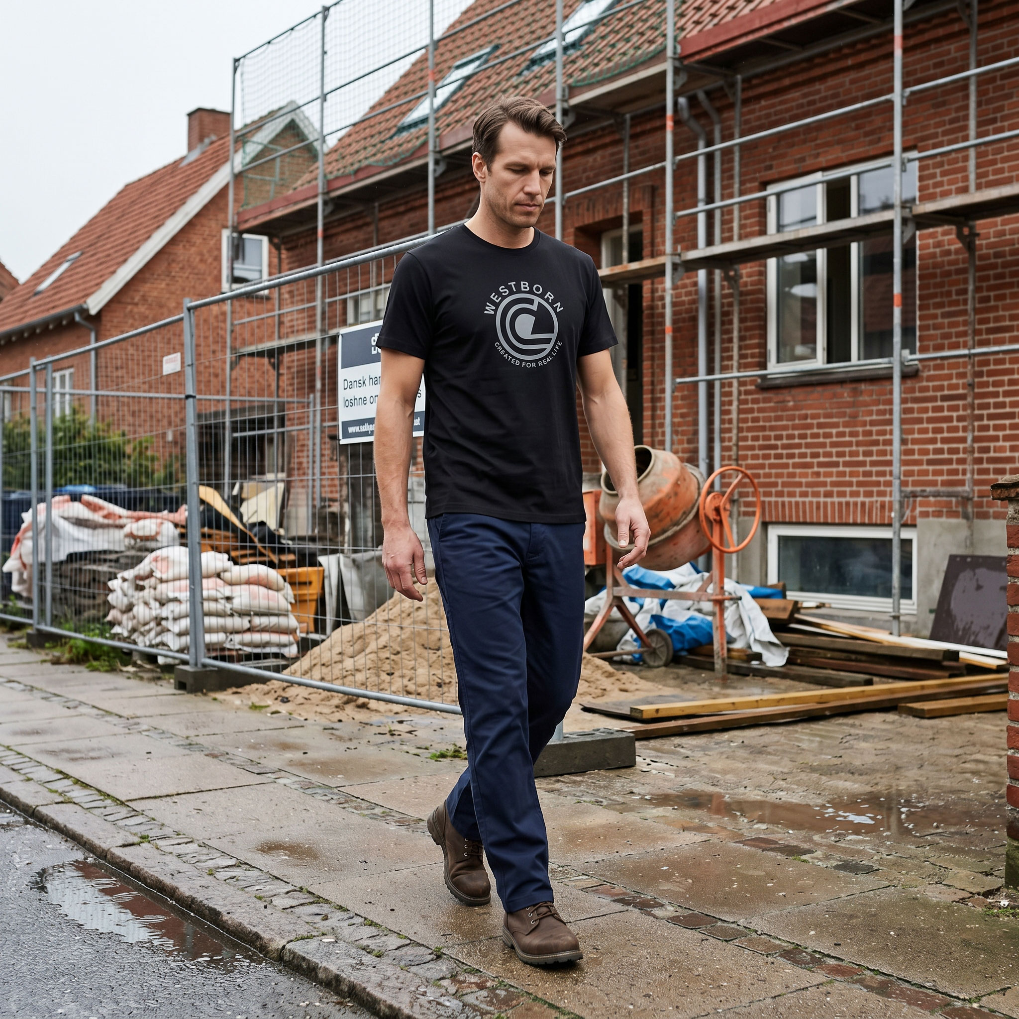 Westborn Logo T-skjorte, Black/Gray